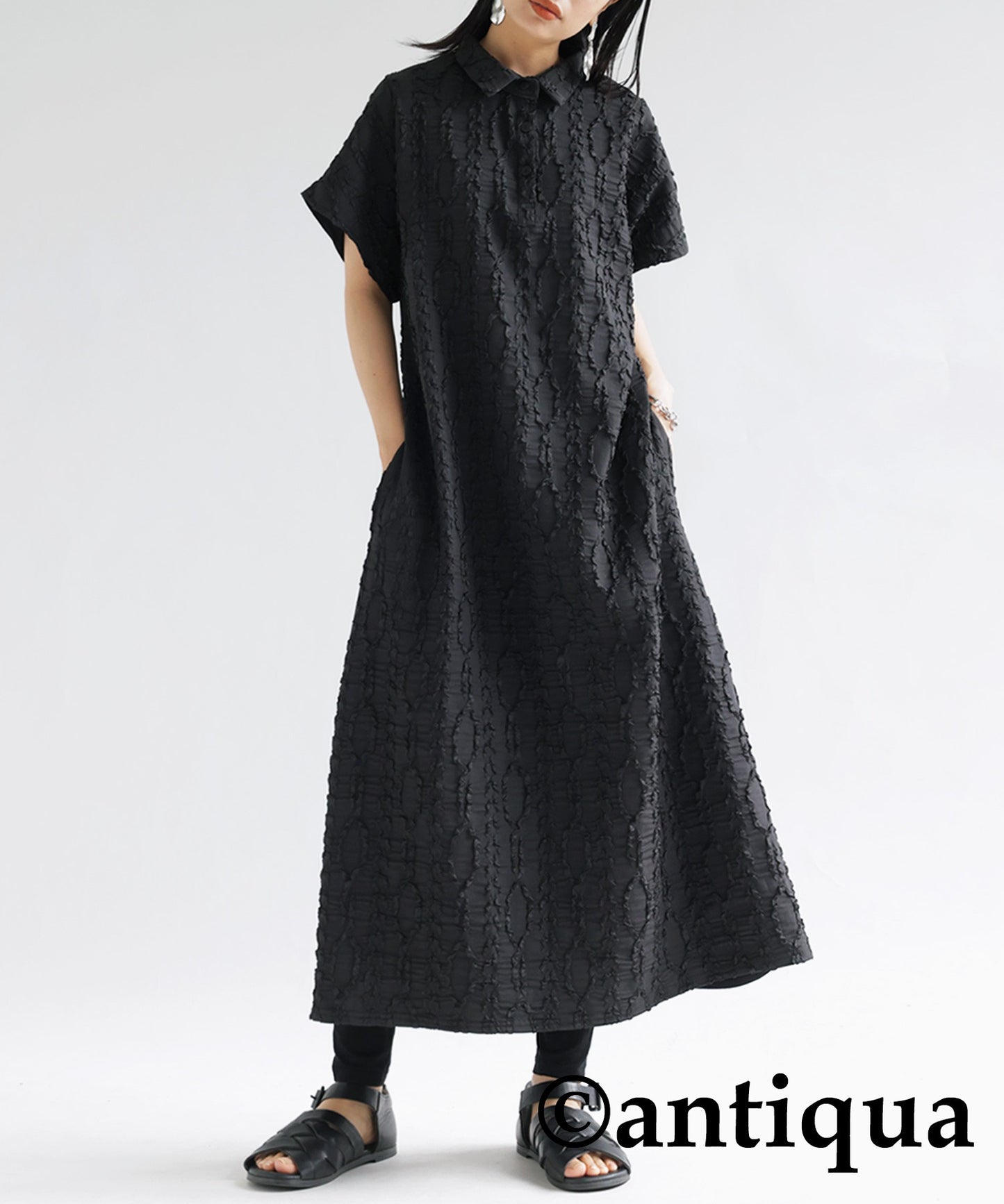 Mode Black Dress Ladies