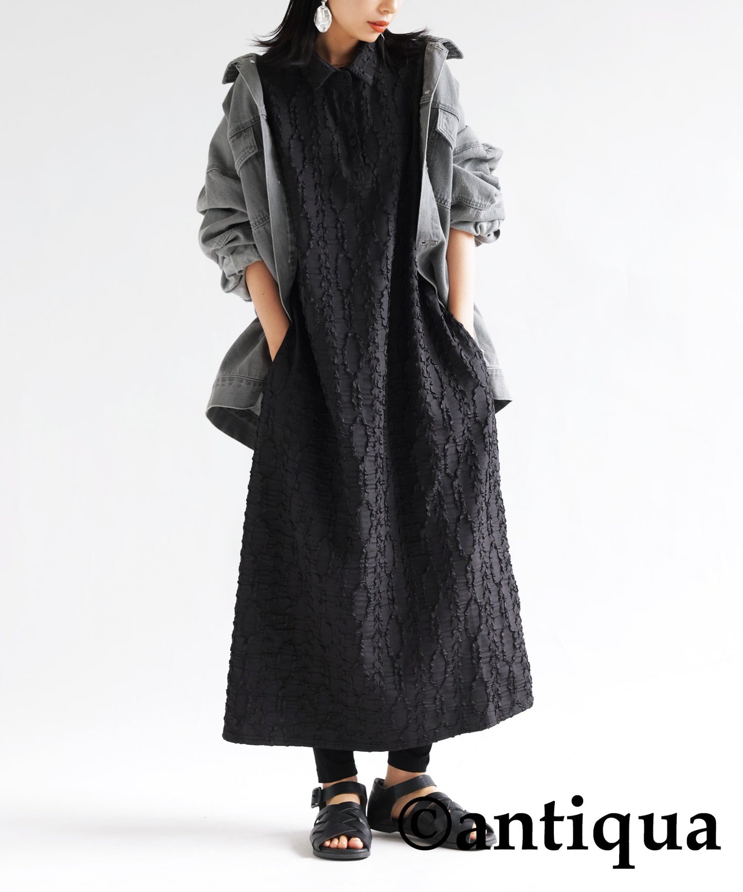 Mode Black Dress Ladies