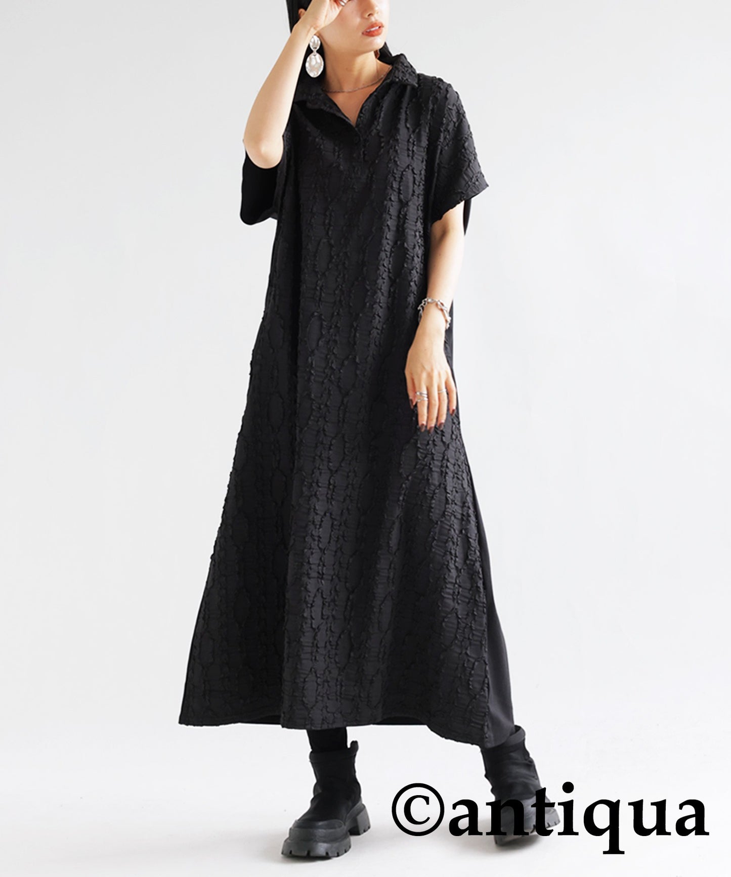 Mode Black Dress Ladies