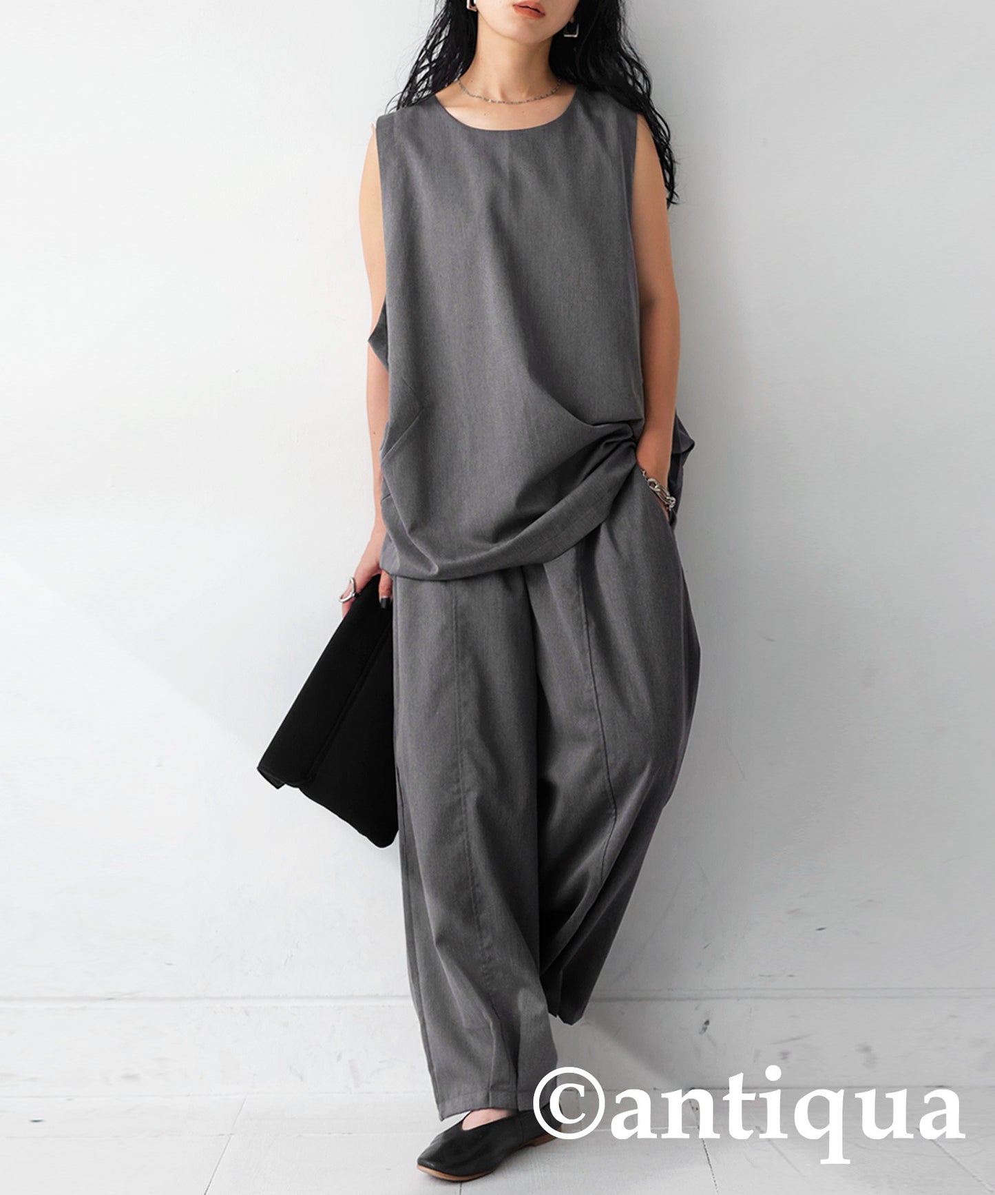 Cocoon silhouette Design Vest Ladies