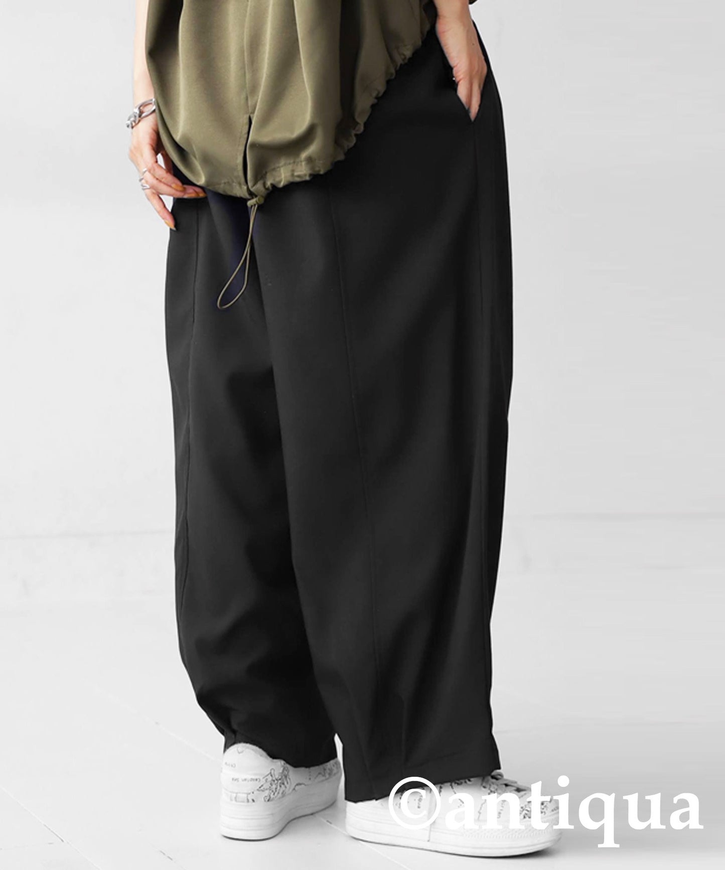 Hem tuck pants Ladies