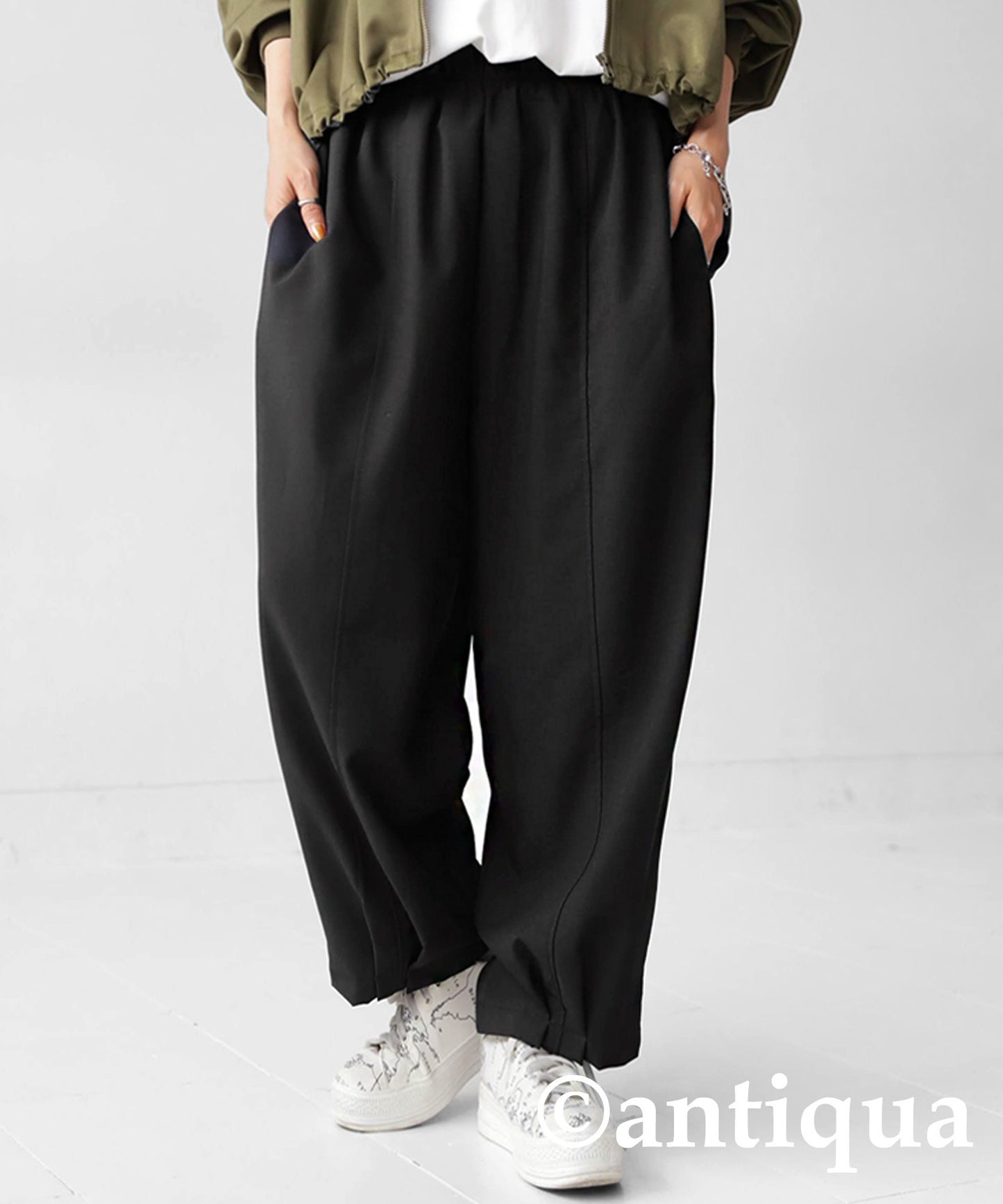 Hem tuck pants Ladies