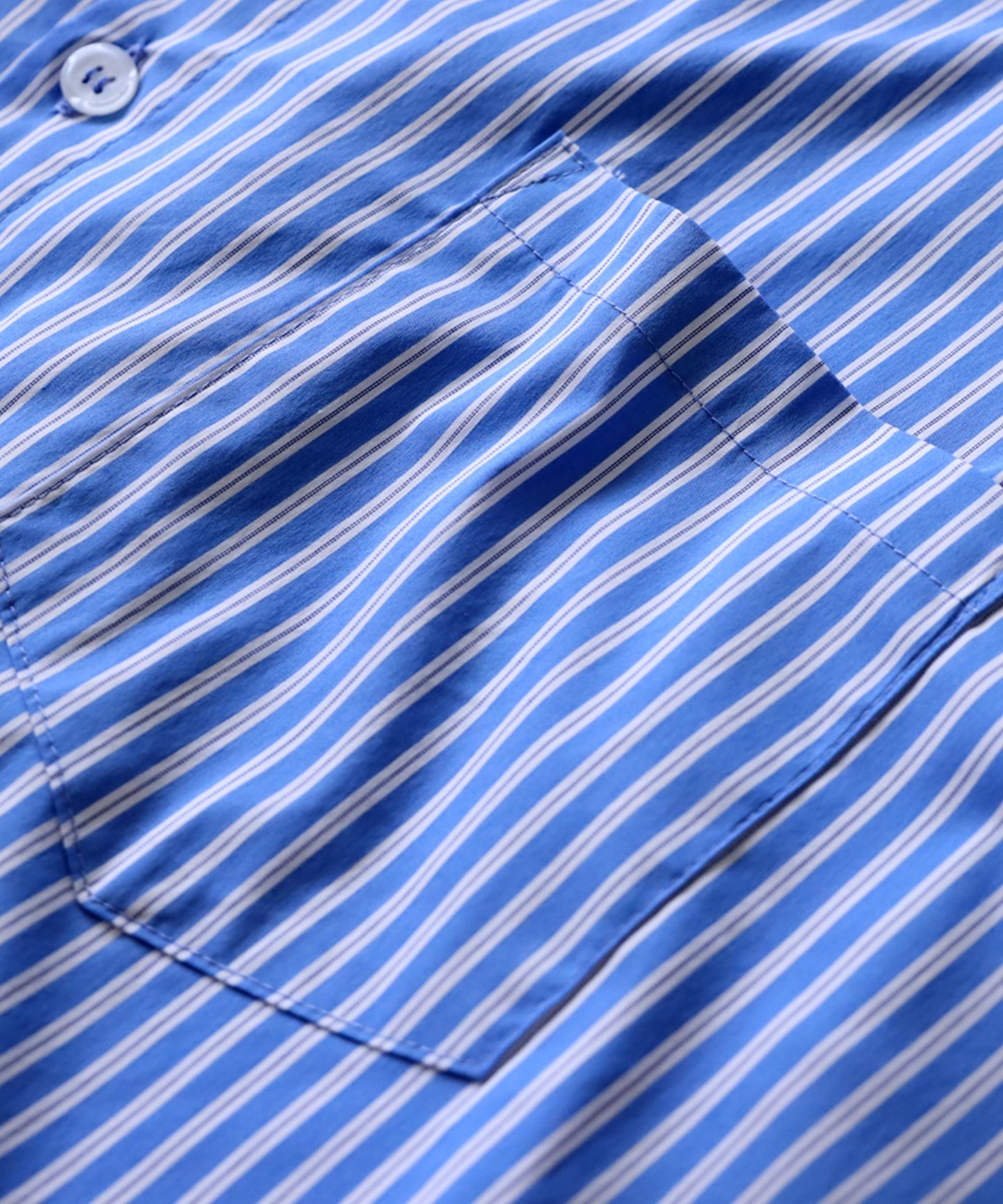 Over-Size Striped Shirt Ladies