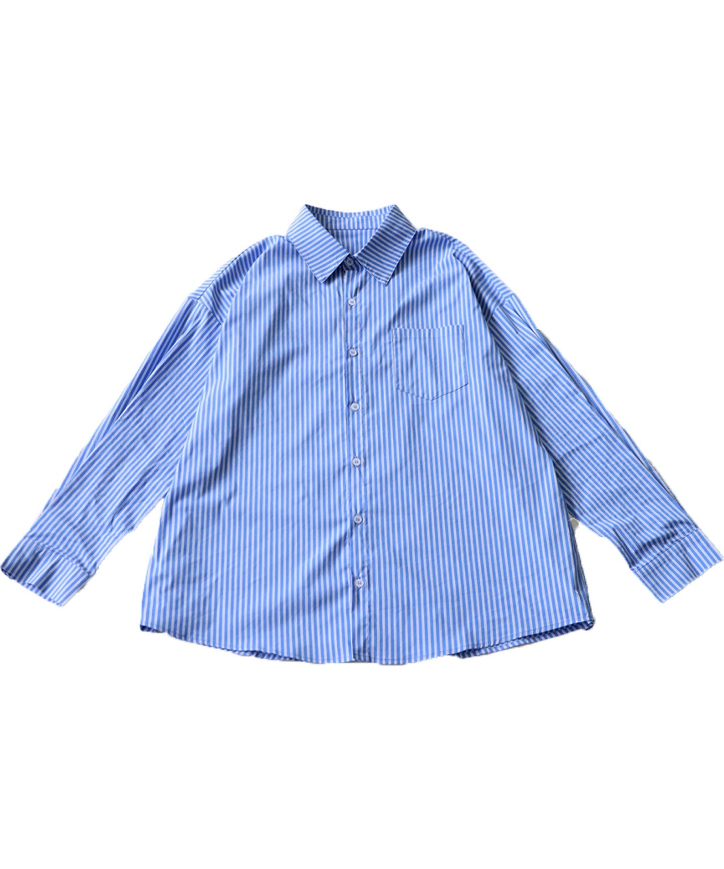 Over-Size Striped Shirt Ladies