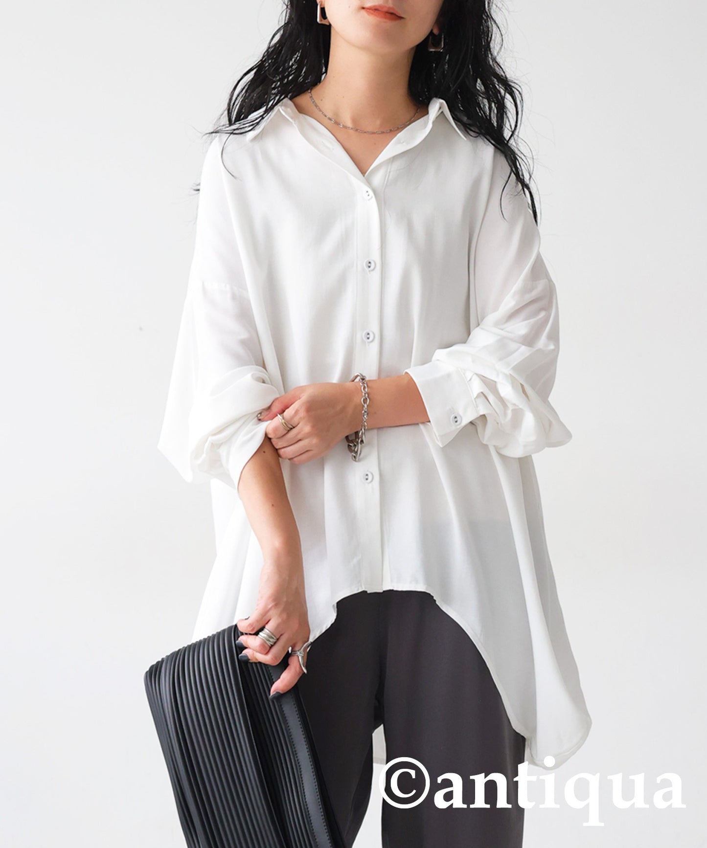 Hem Design Shirt Ladies