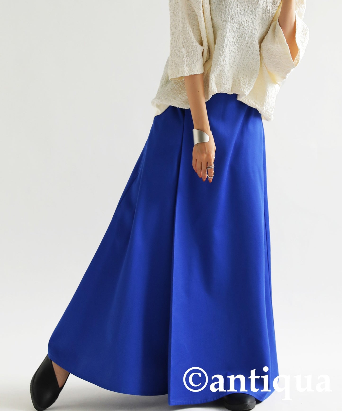 Tuck Flare Skirt Ladies