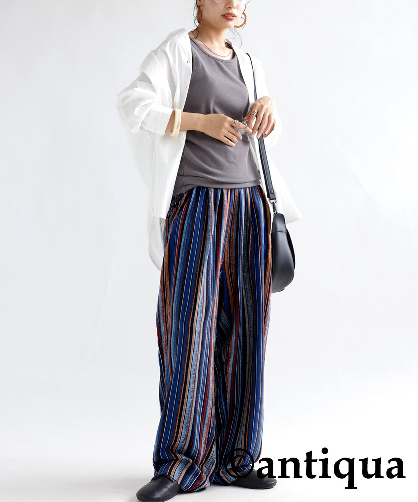 Ladies Tapered pants Long-length