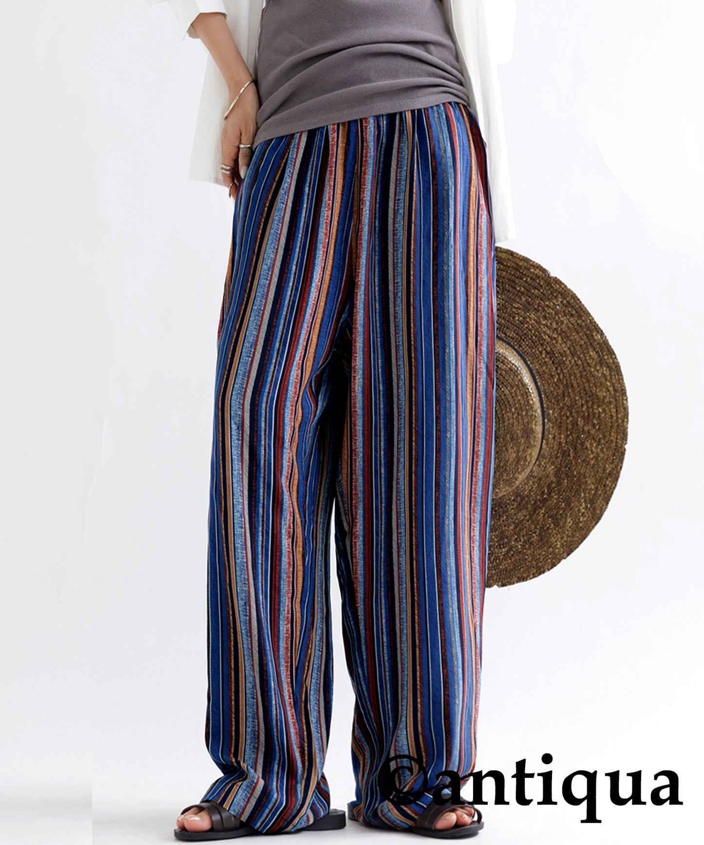 Ladies Tapered pants Long-length