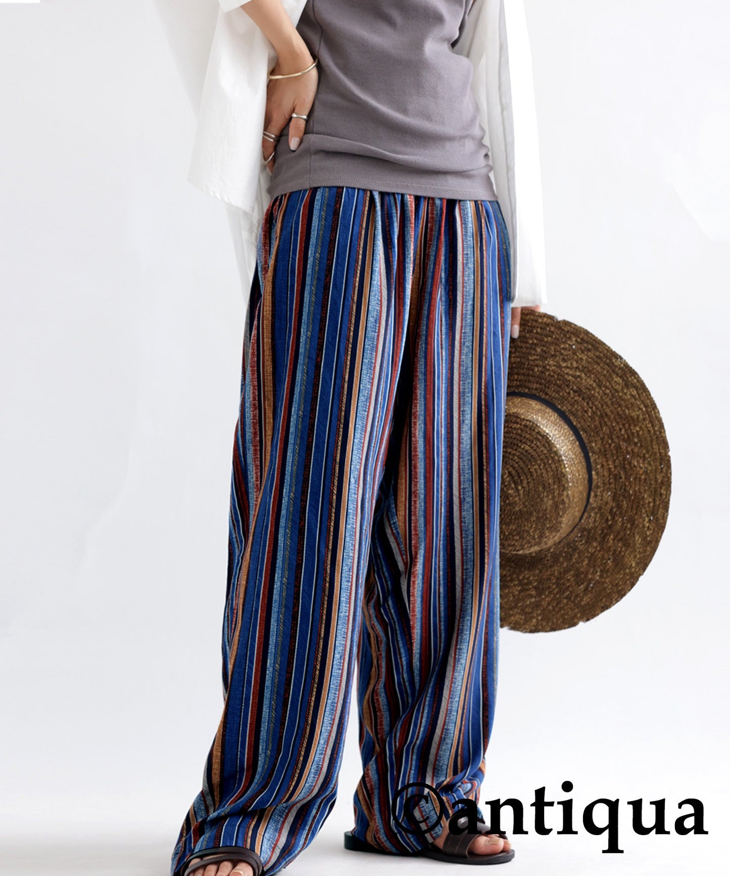 Ladies Tapered pants Long-length