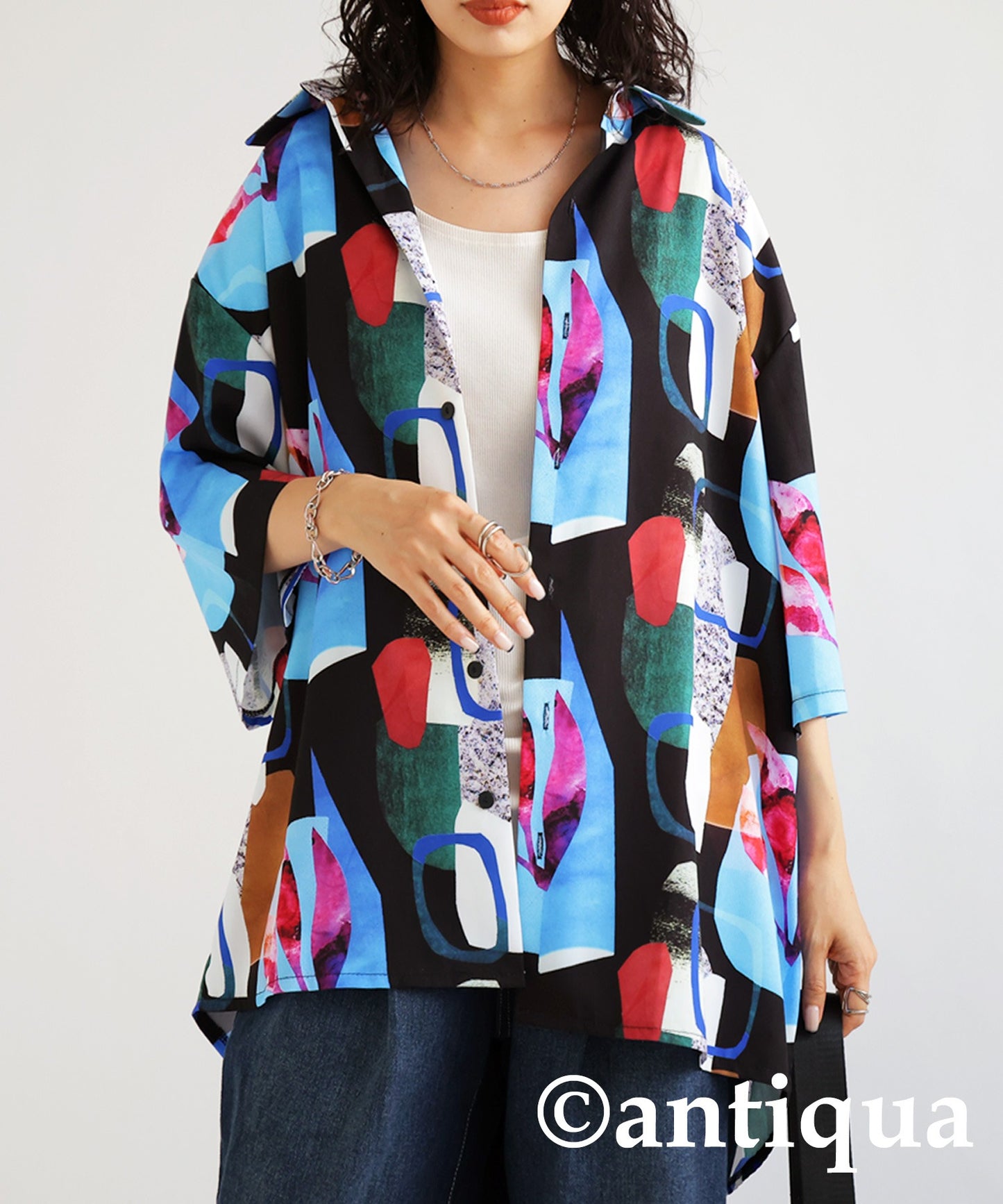 Art Print Design Shirt Ladies