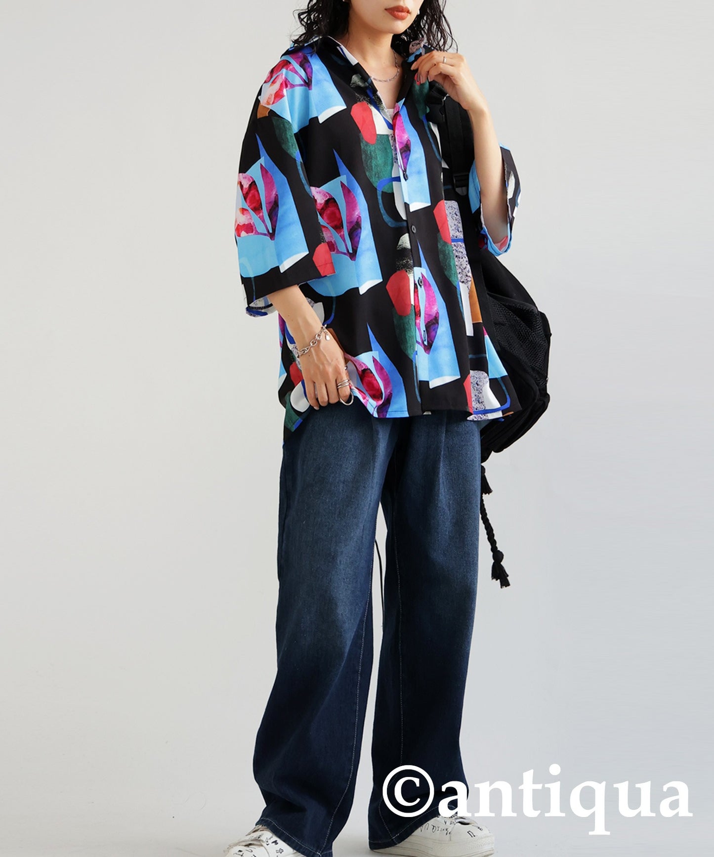 Art Print Design Shirt Ladies