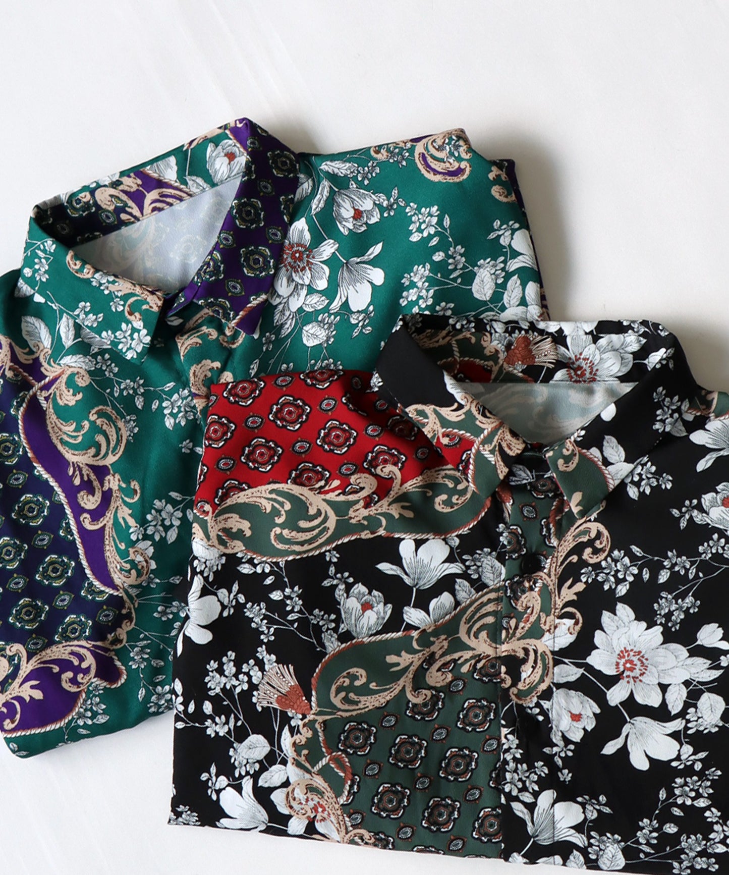 Antique Pattern Shirt Ladies