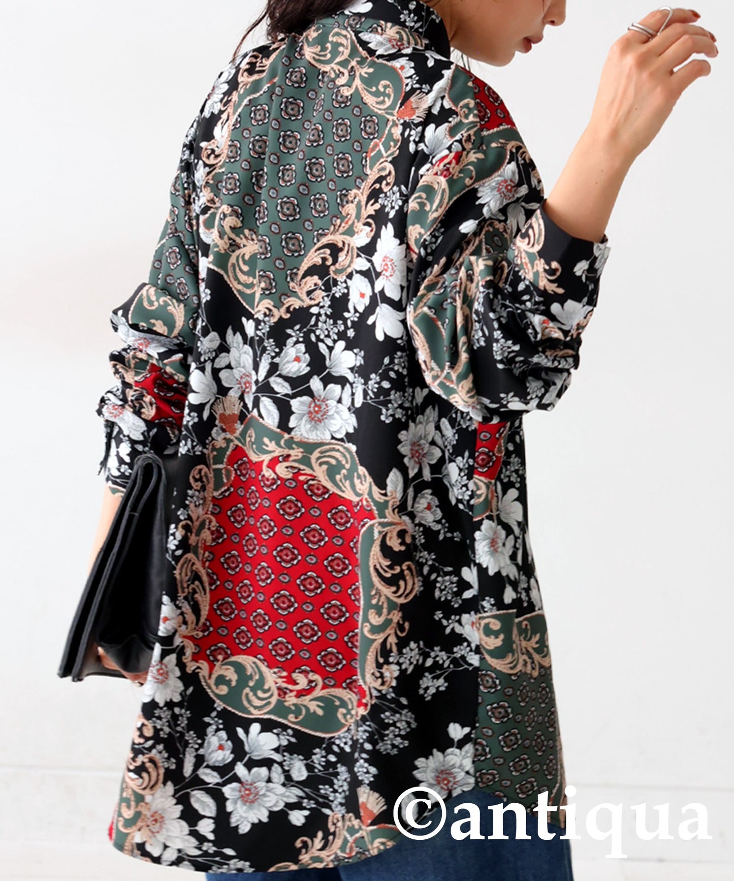 Antique Pattern Shirt Ladies