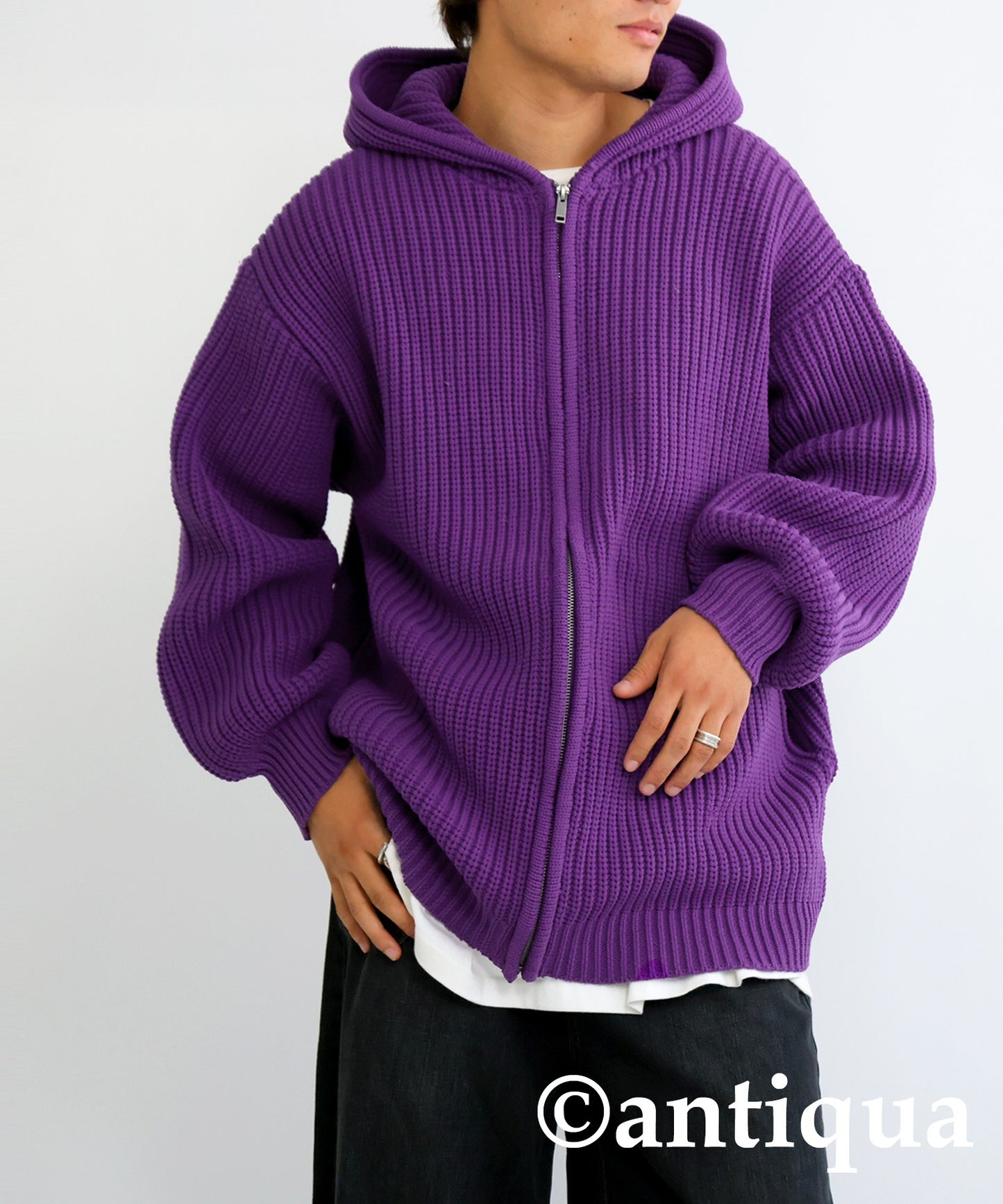 Sponge Knit Hoodie Men's