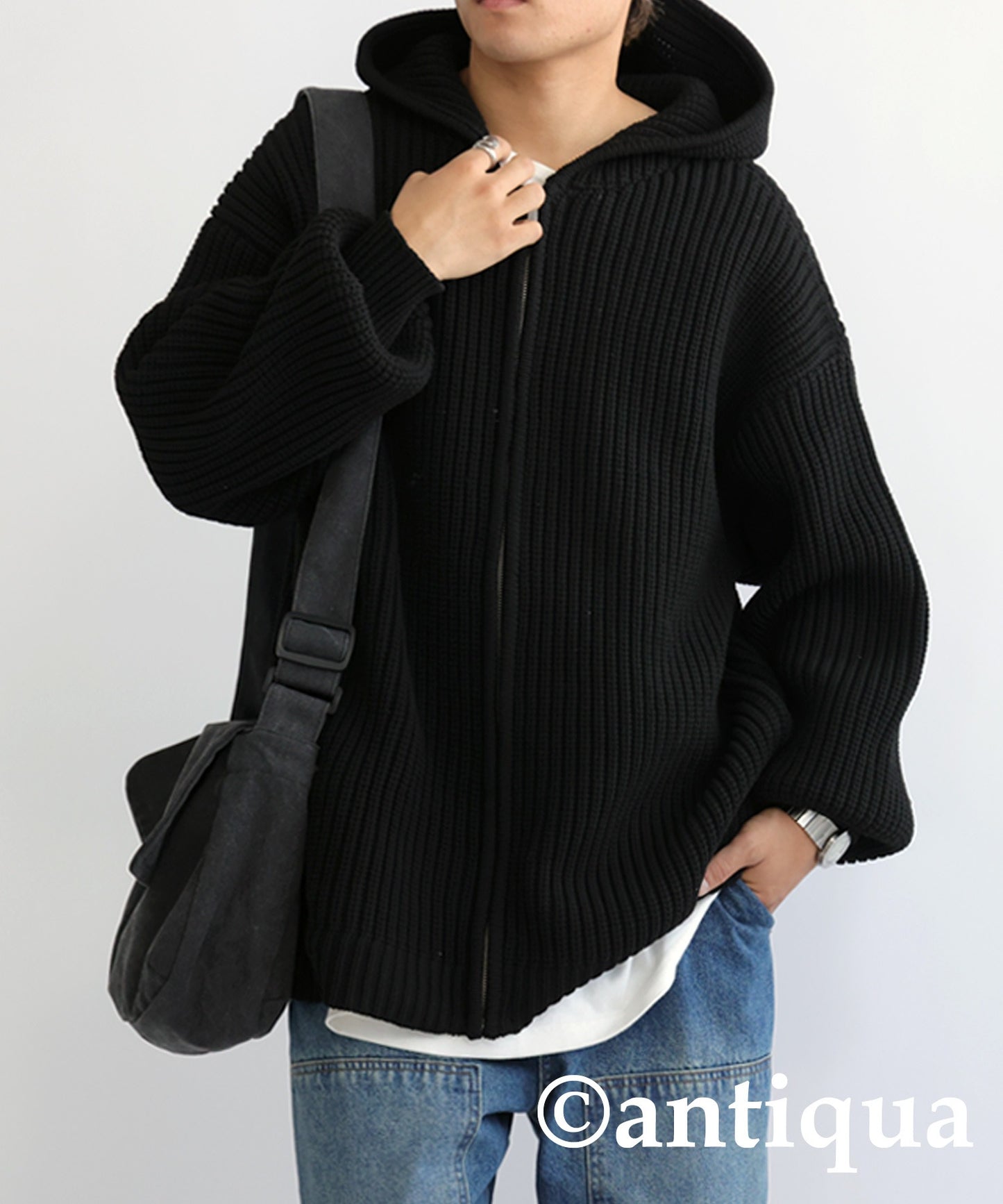 Sponge Knit Hoodie Men's