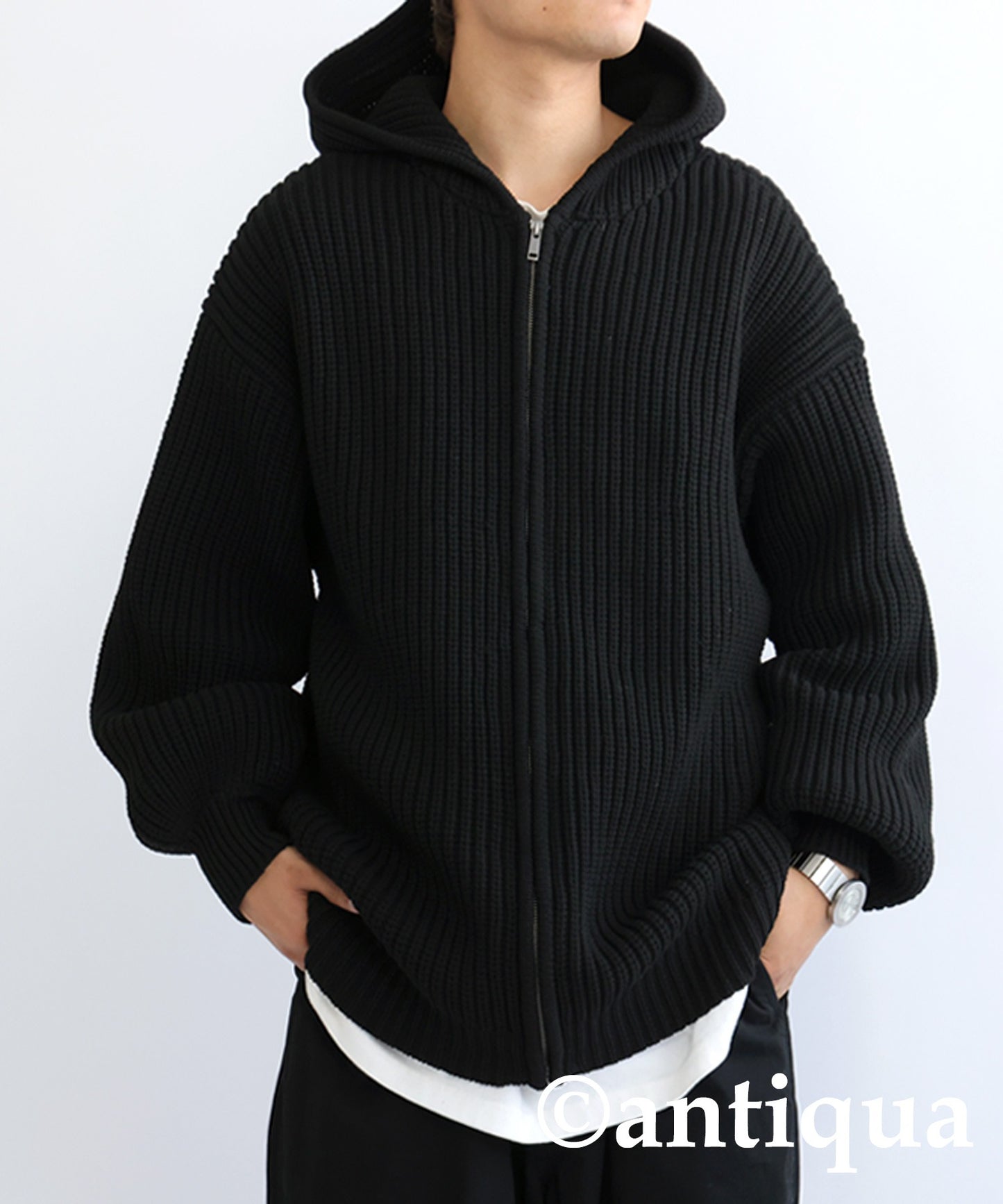 Sponge Knit Hoodie Men's