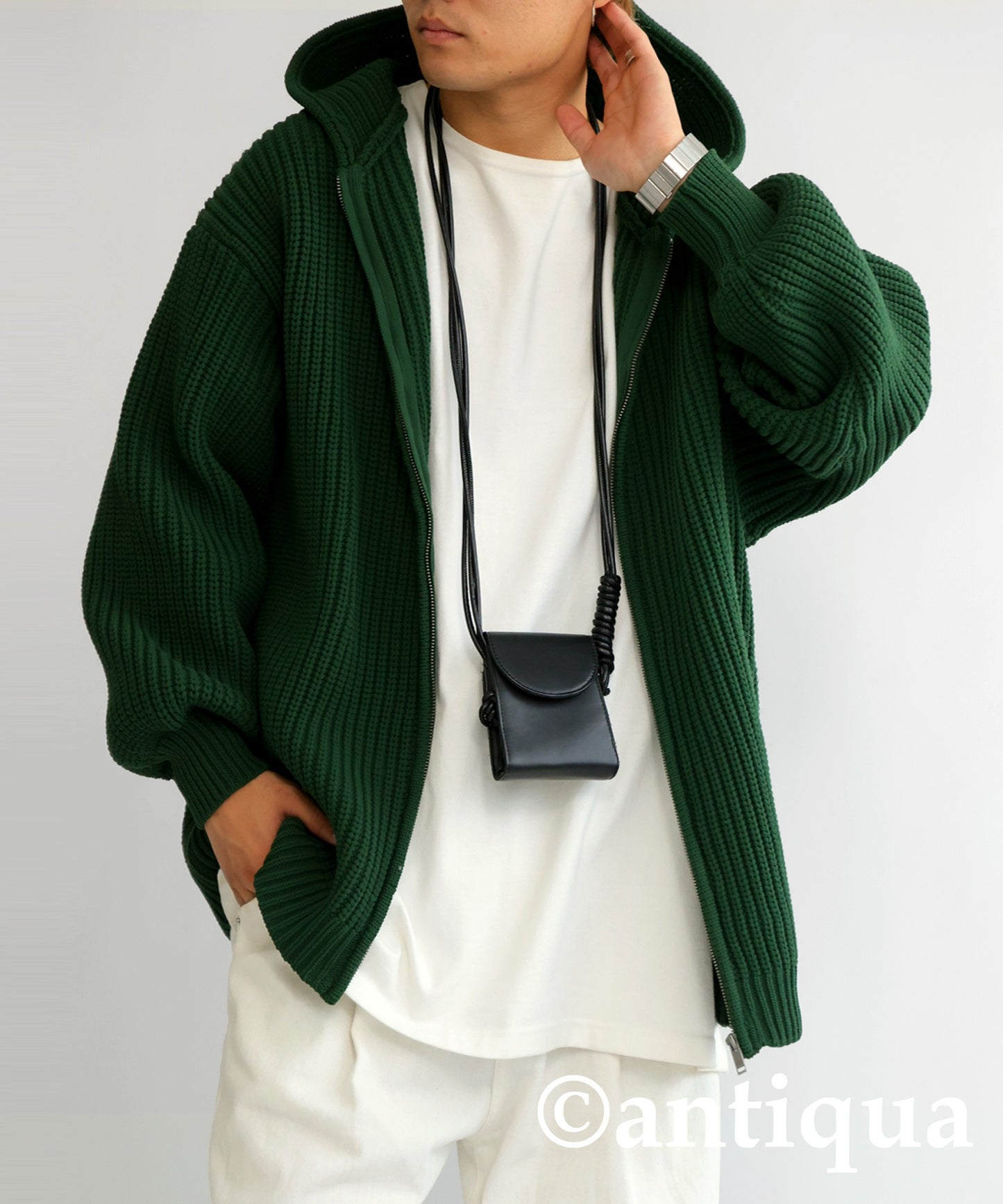 Sponge Knit Hoodie Men's