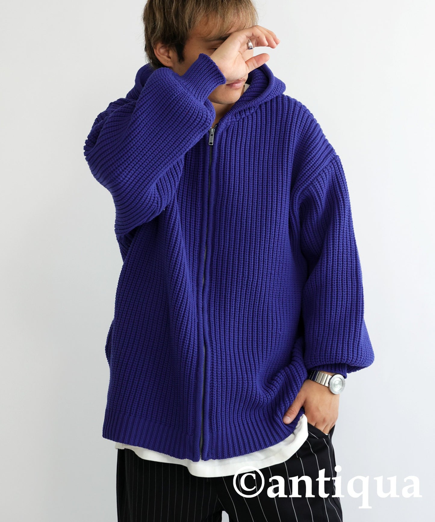 Sponge Knit Hoodie Men's