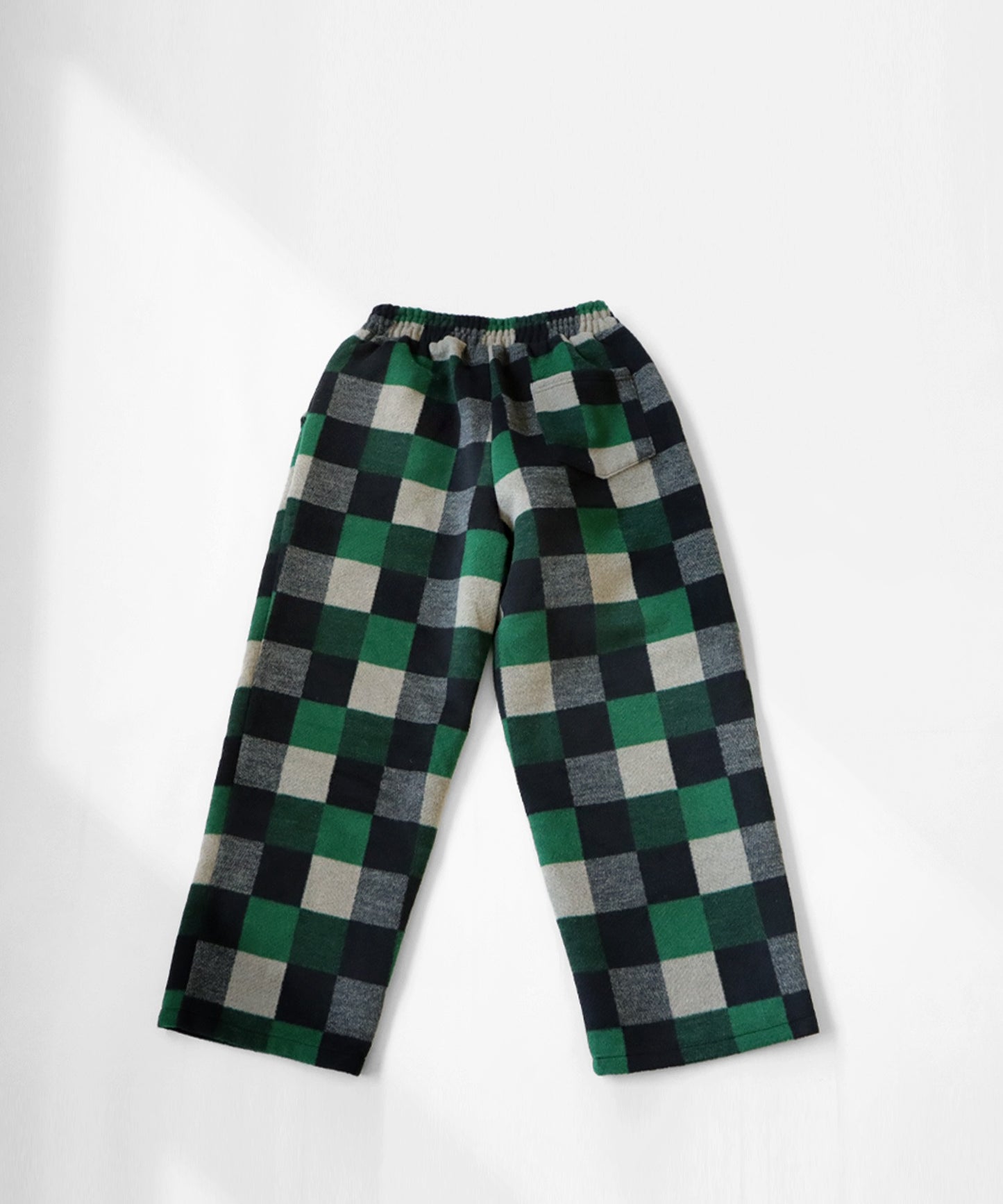 Block check pants Men's