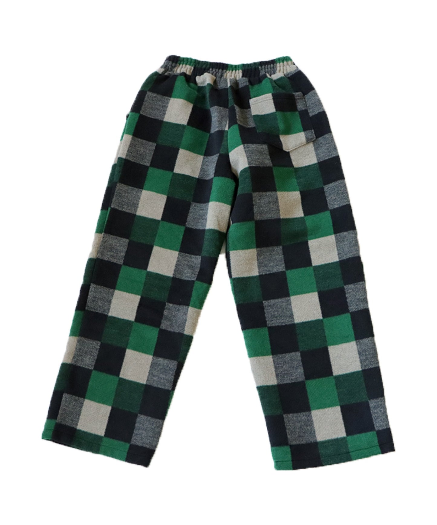 Block check pants Men's