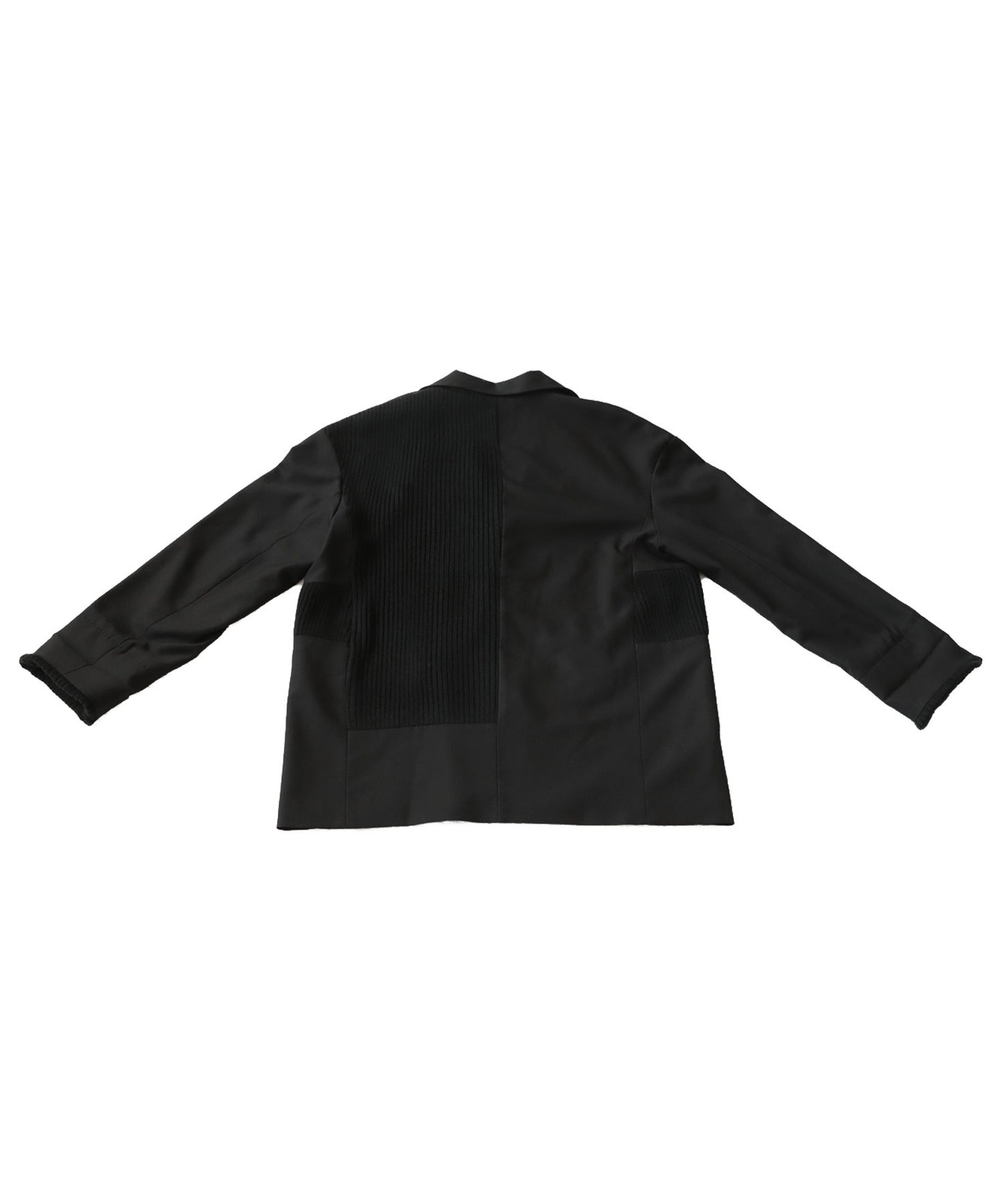 Different material Asymmetry Jacket Ladies