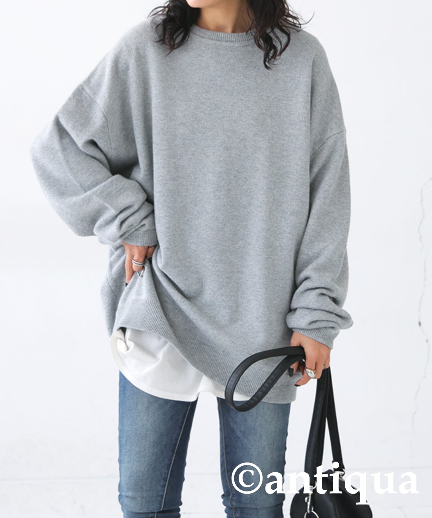 Pile Knit Pullover Ladies