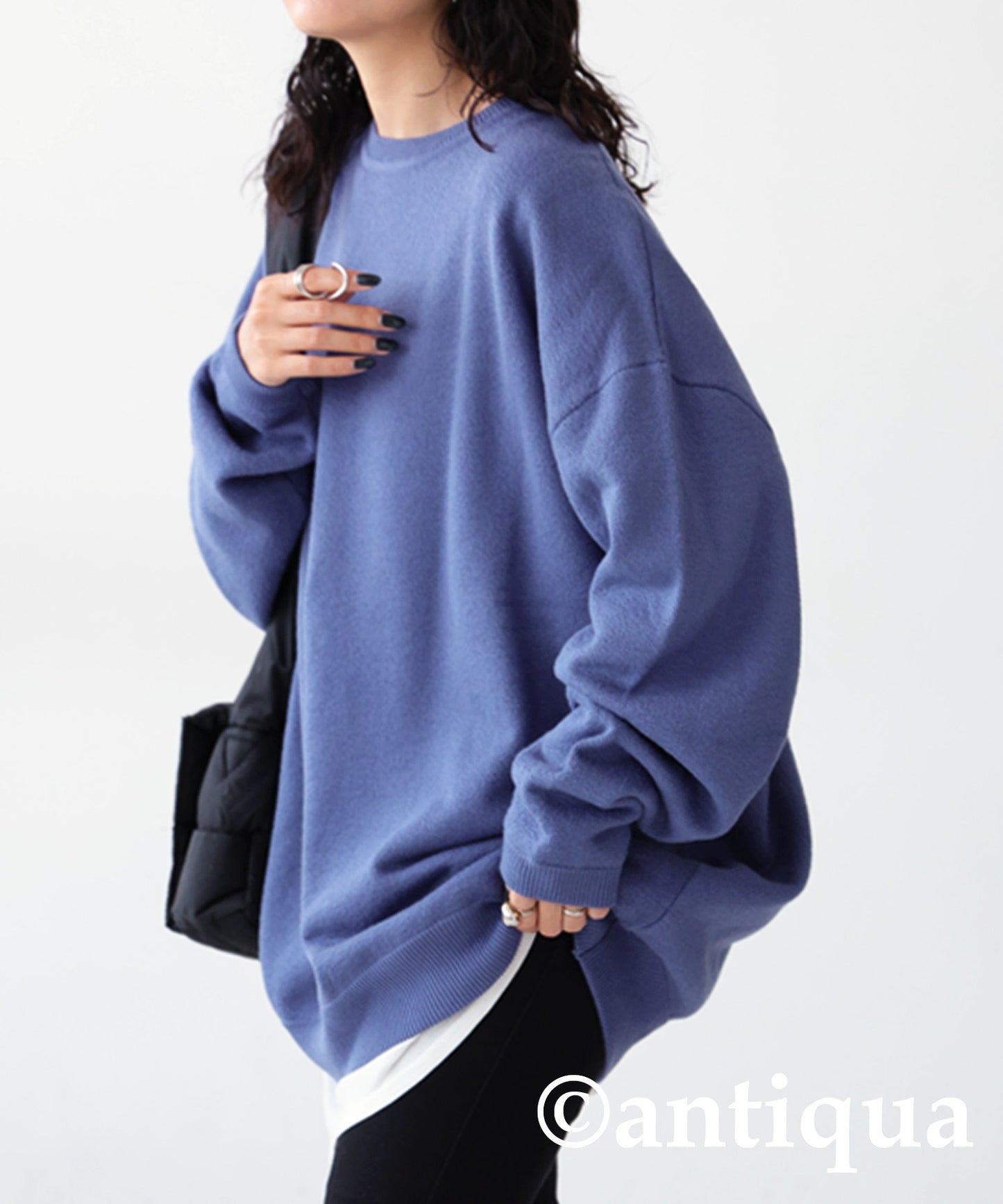 Pile Knit Pullover Ladies