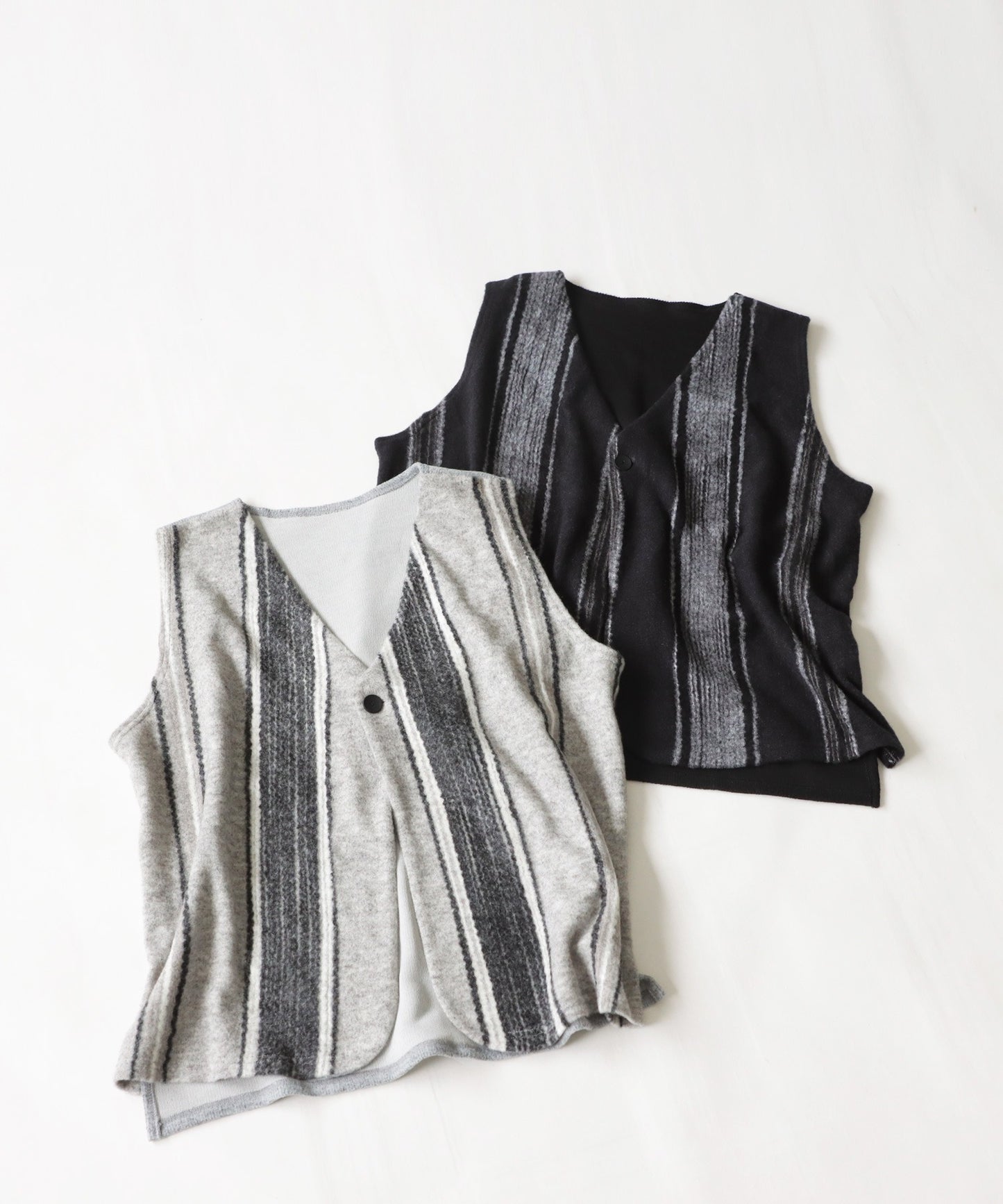 Striped Pattern Vest Men’s