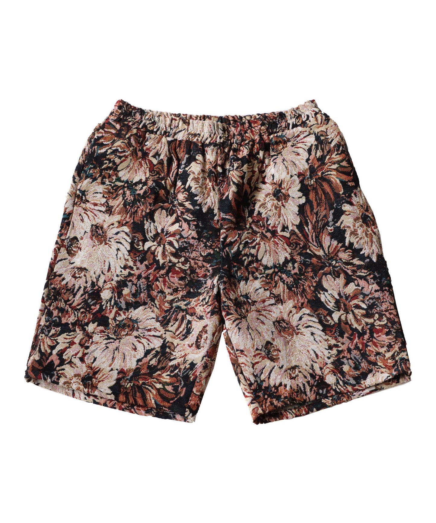 Jacquard Floral Pattern Half Pants Ladies