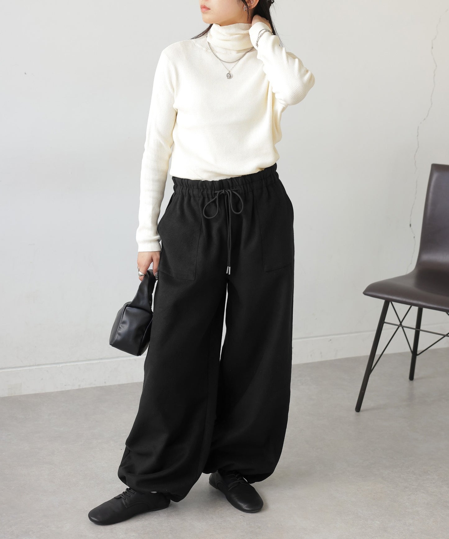 Woollike Drop Pants Ladies