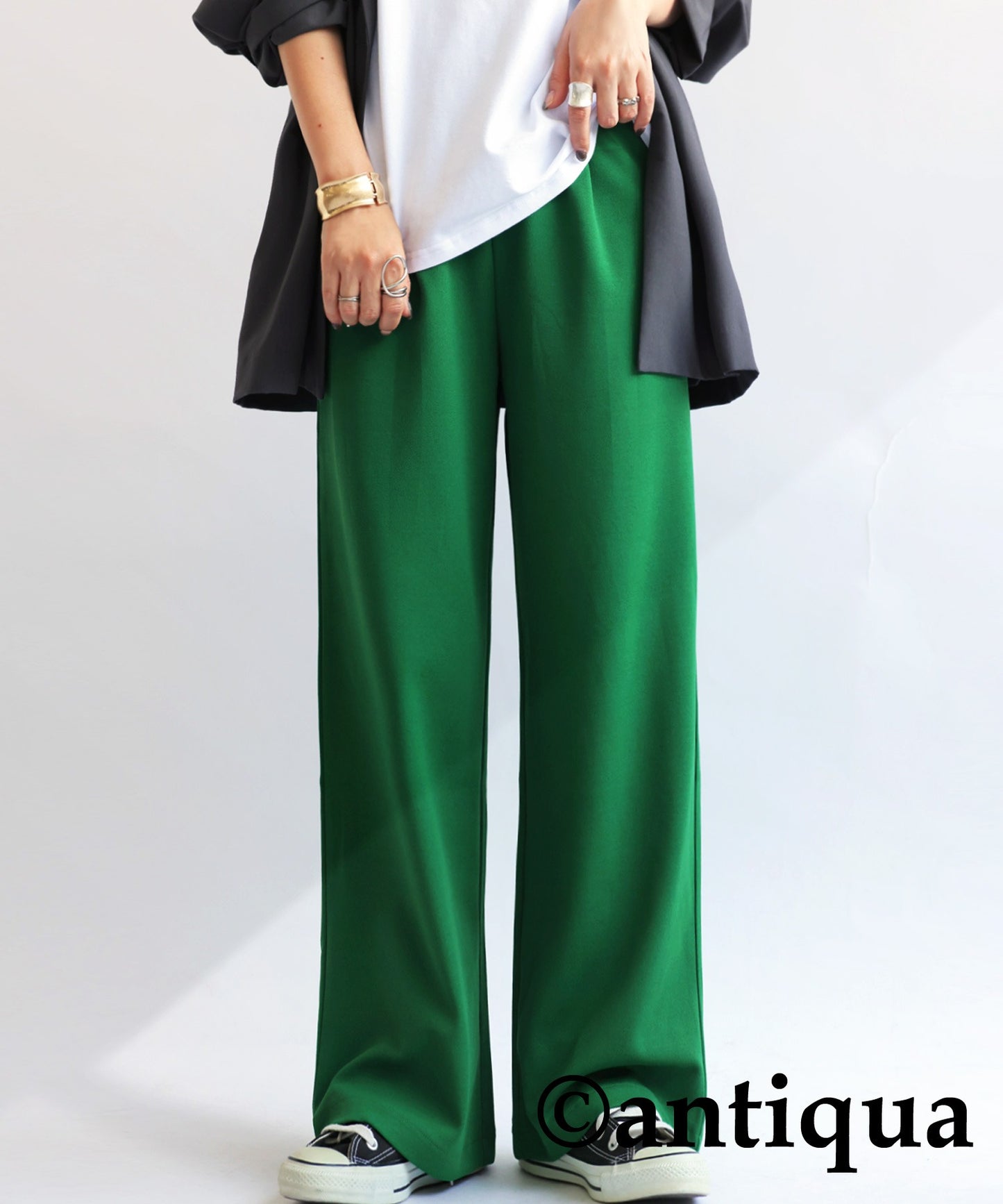 Georgette fabric Straight Pants Ladies