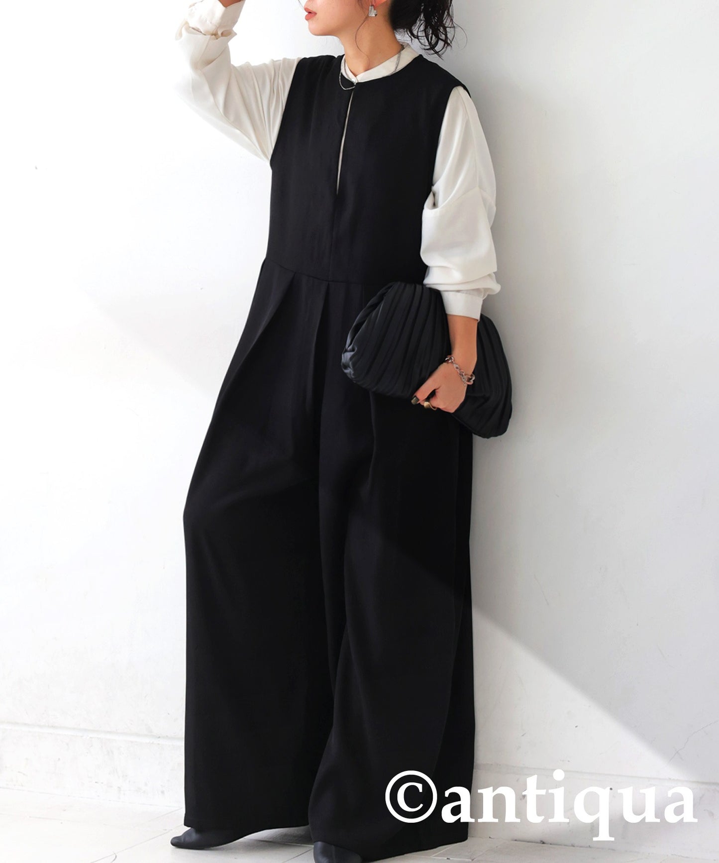 Wide Silhouette Jumpsuit Ladies