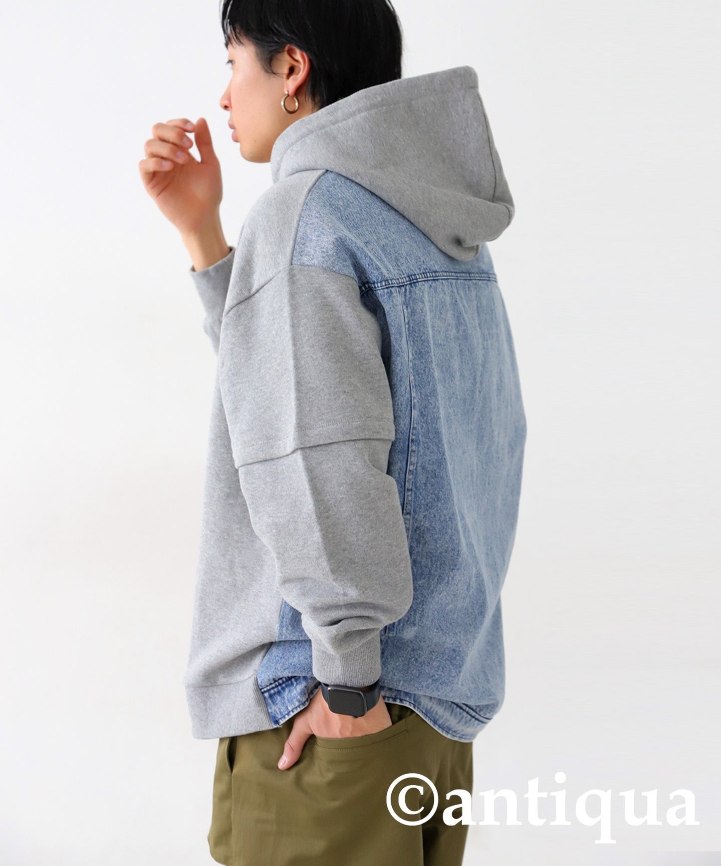 Denim Docking Hoodies Men's