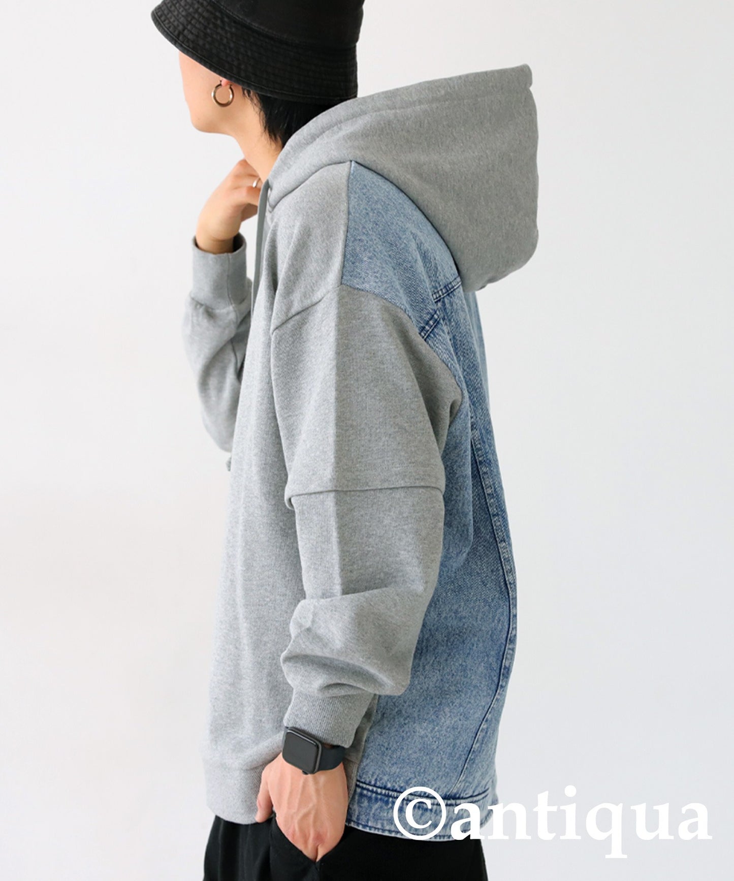 Denim Docking Hoodies Men's