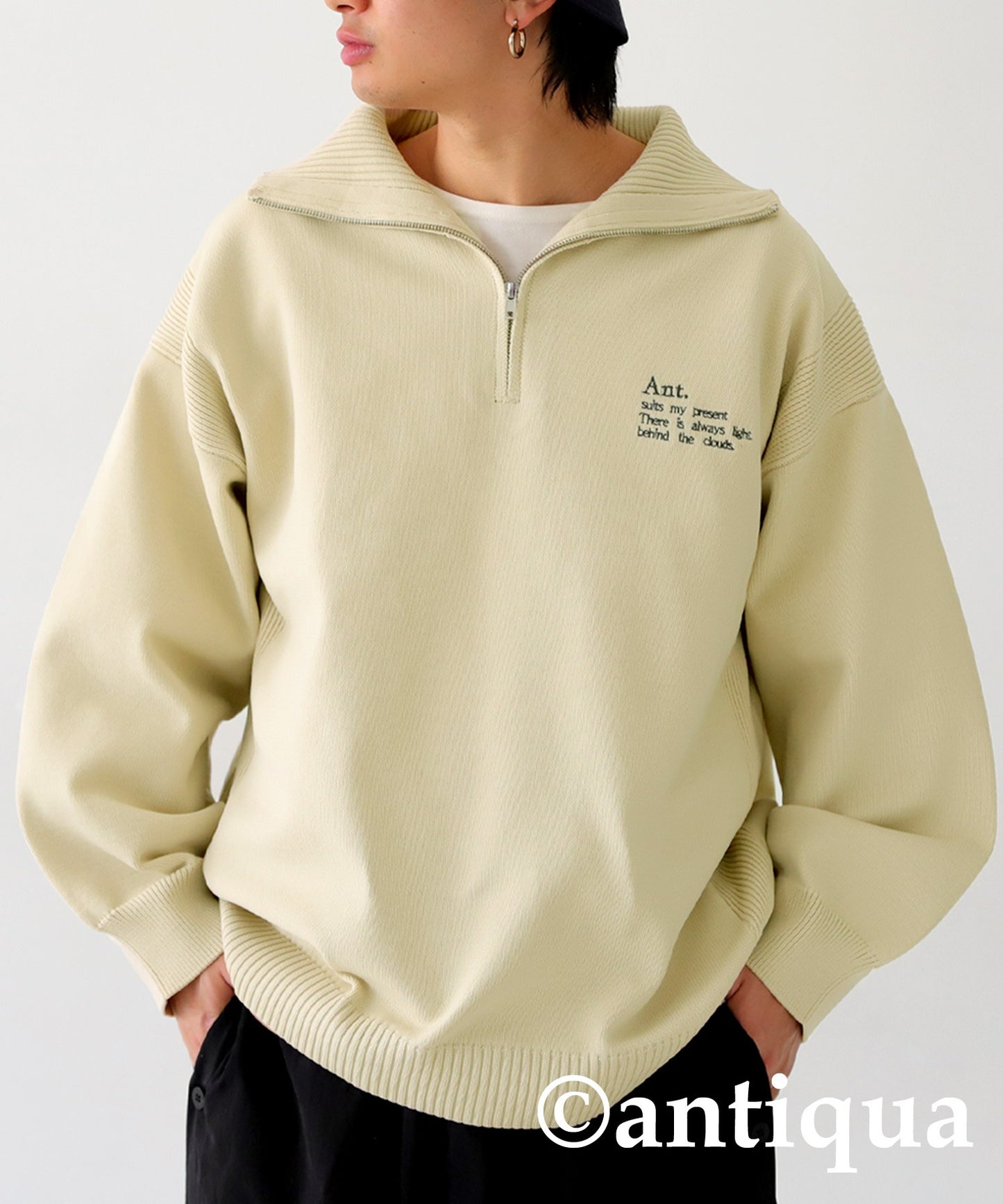 Embroidery Logo Knit Men's