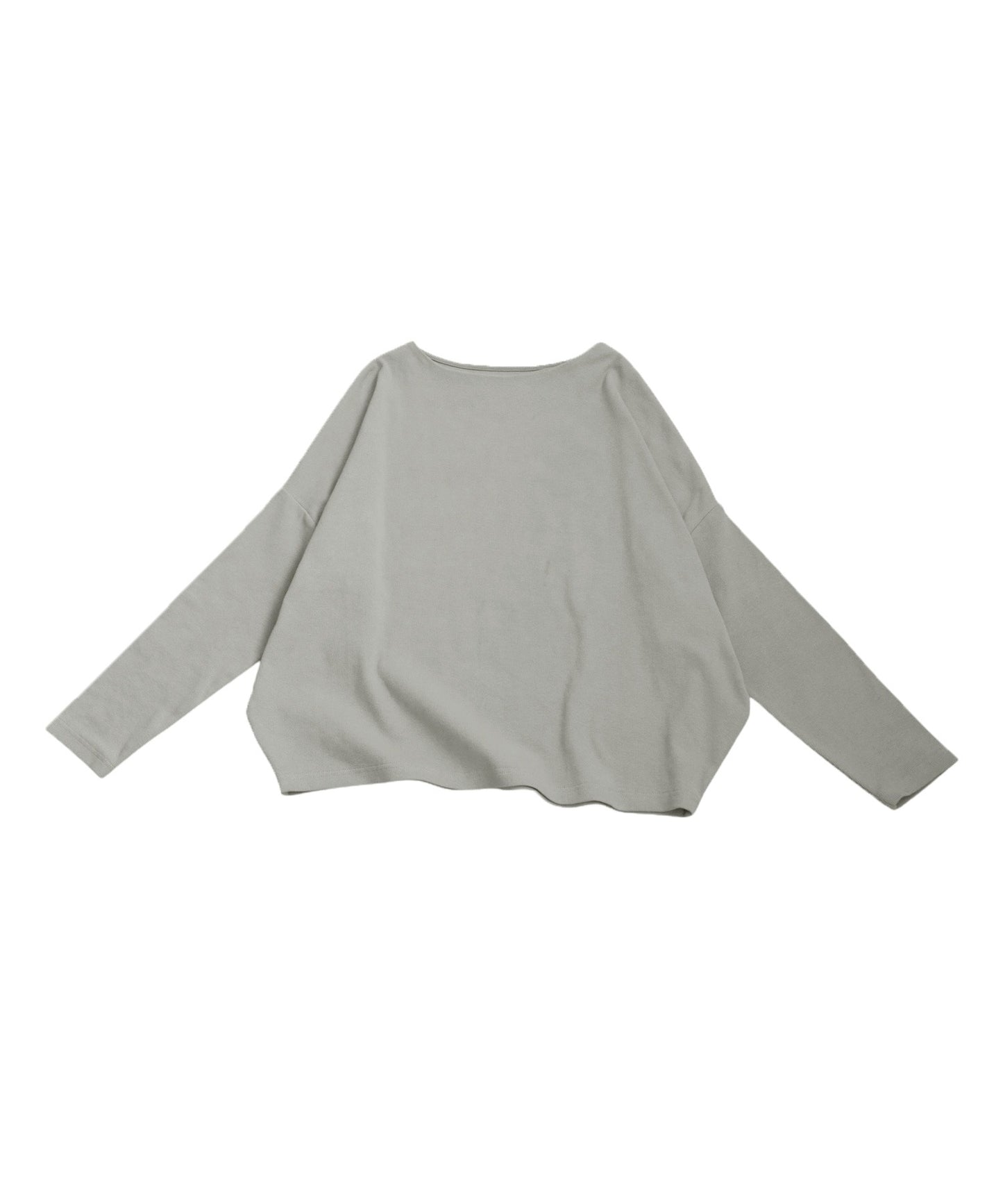 Cocoon Rib Tops Long Sleeve Ladies