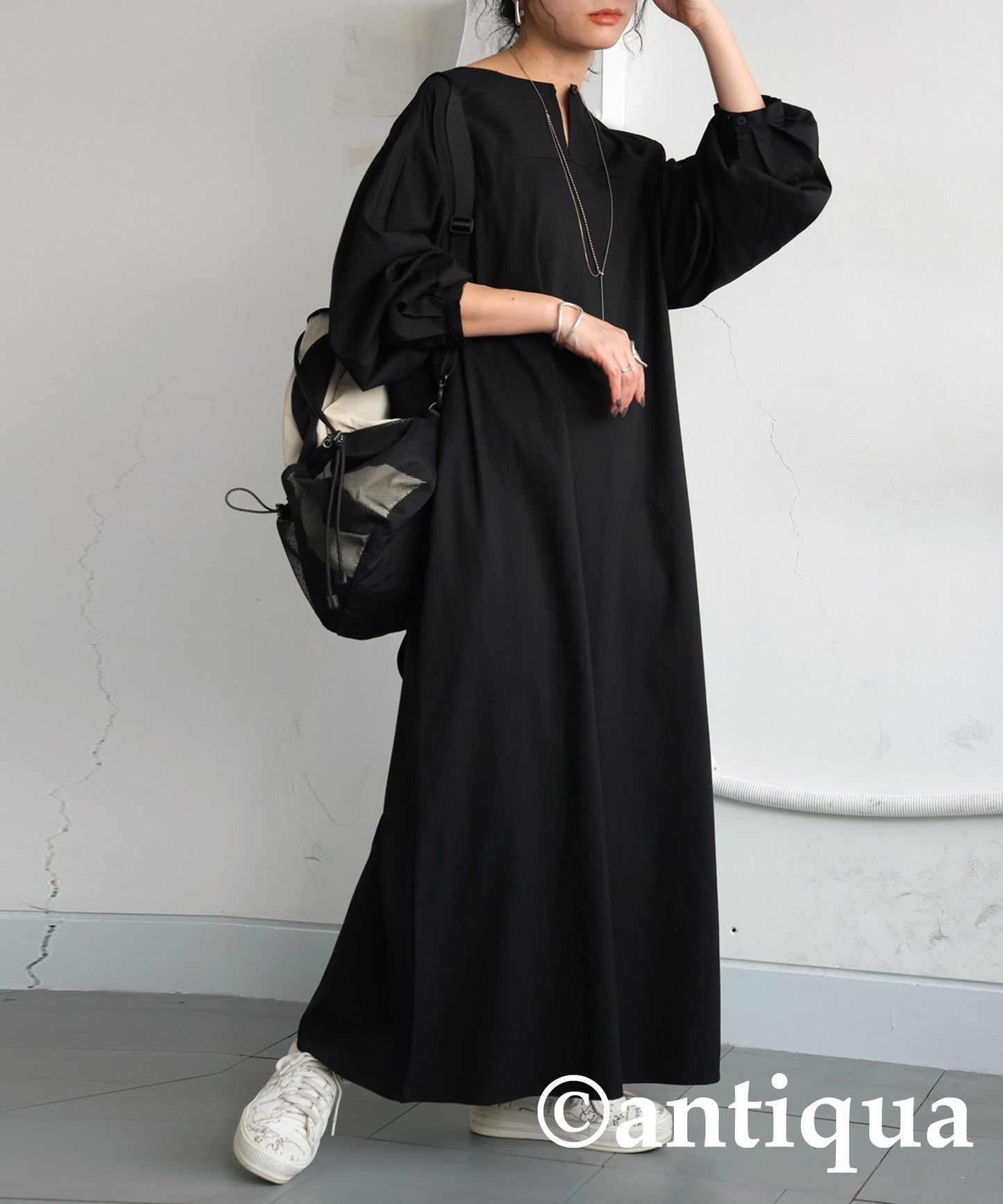 Drape Design Dress Ladies