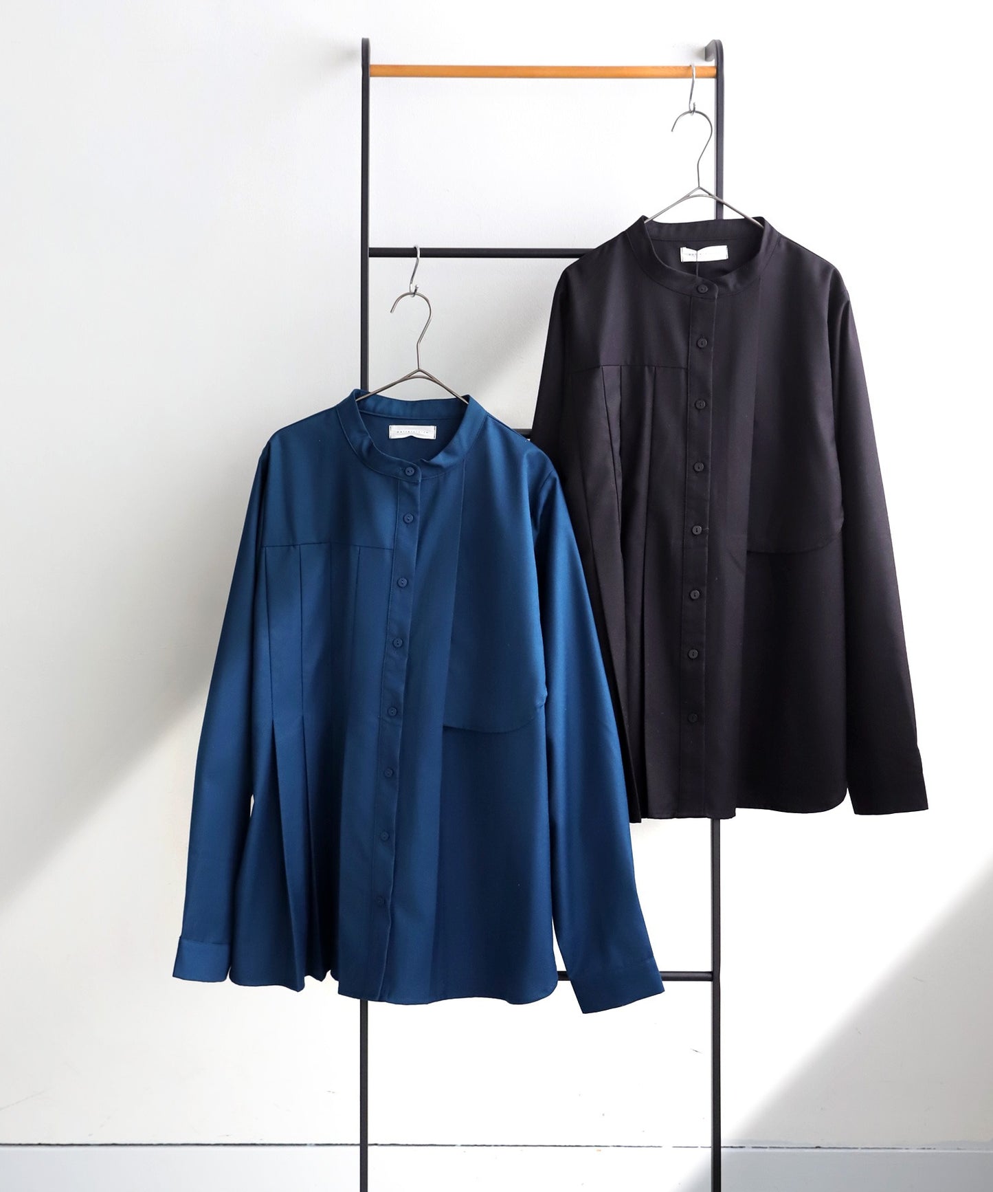 Asymmetric Pleated Shirt Ladies