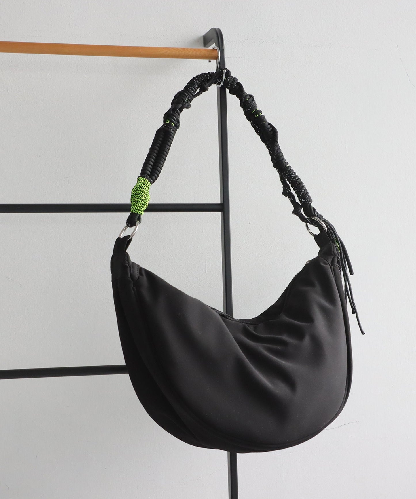 Paracord Handle Moon Bag Ladies