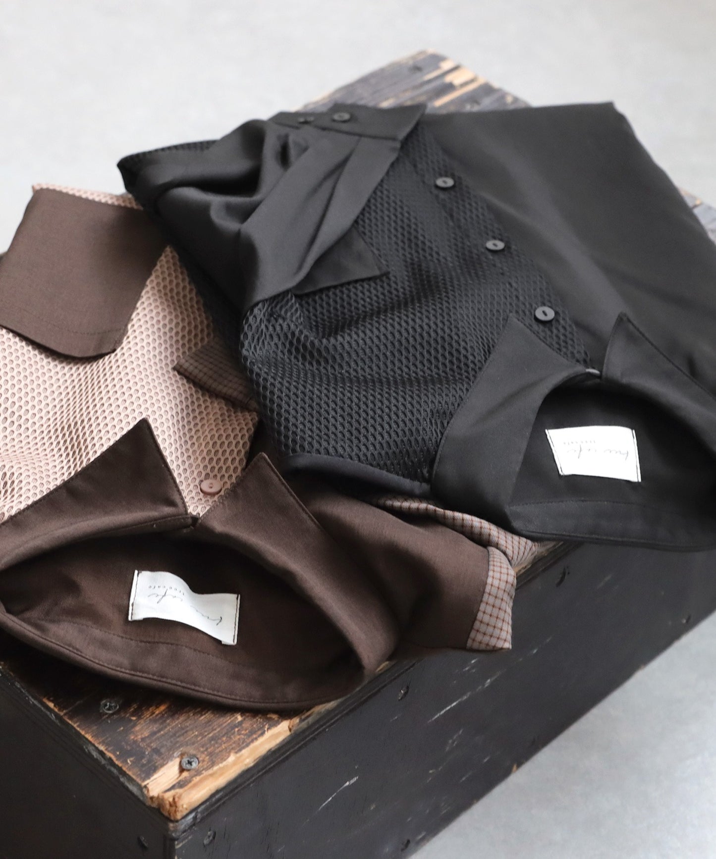 Men's Shirt With Different Materials