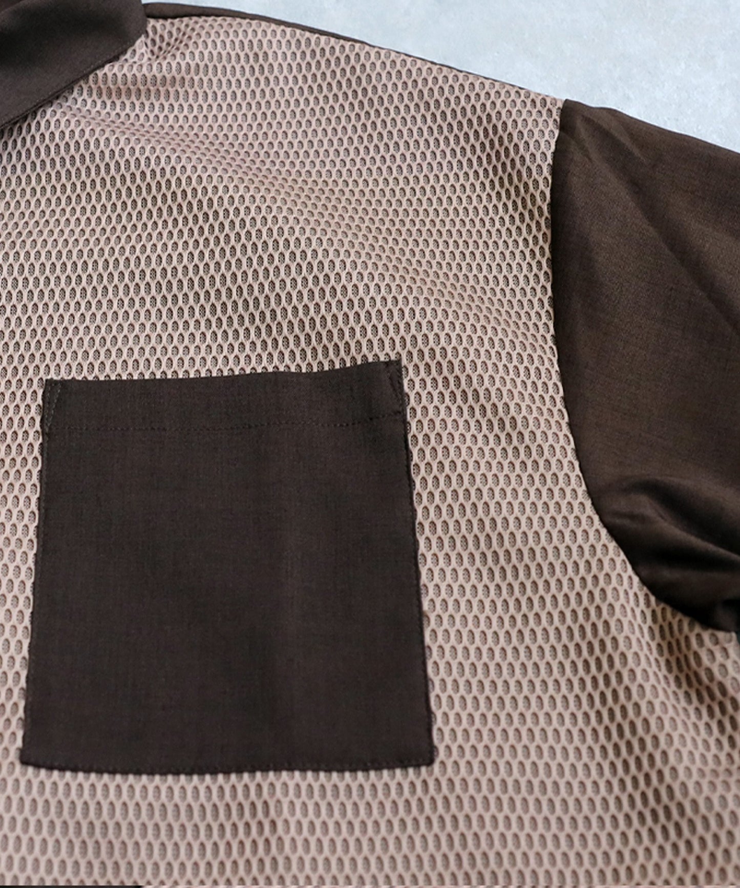 Men's Shirt With Different Materials
