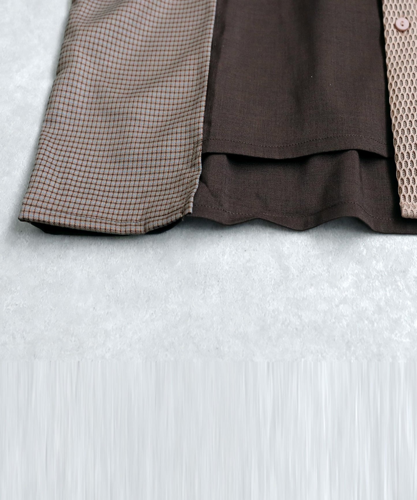 Men's Shirt With Different Materials