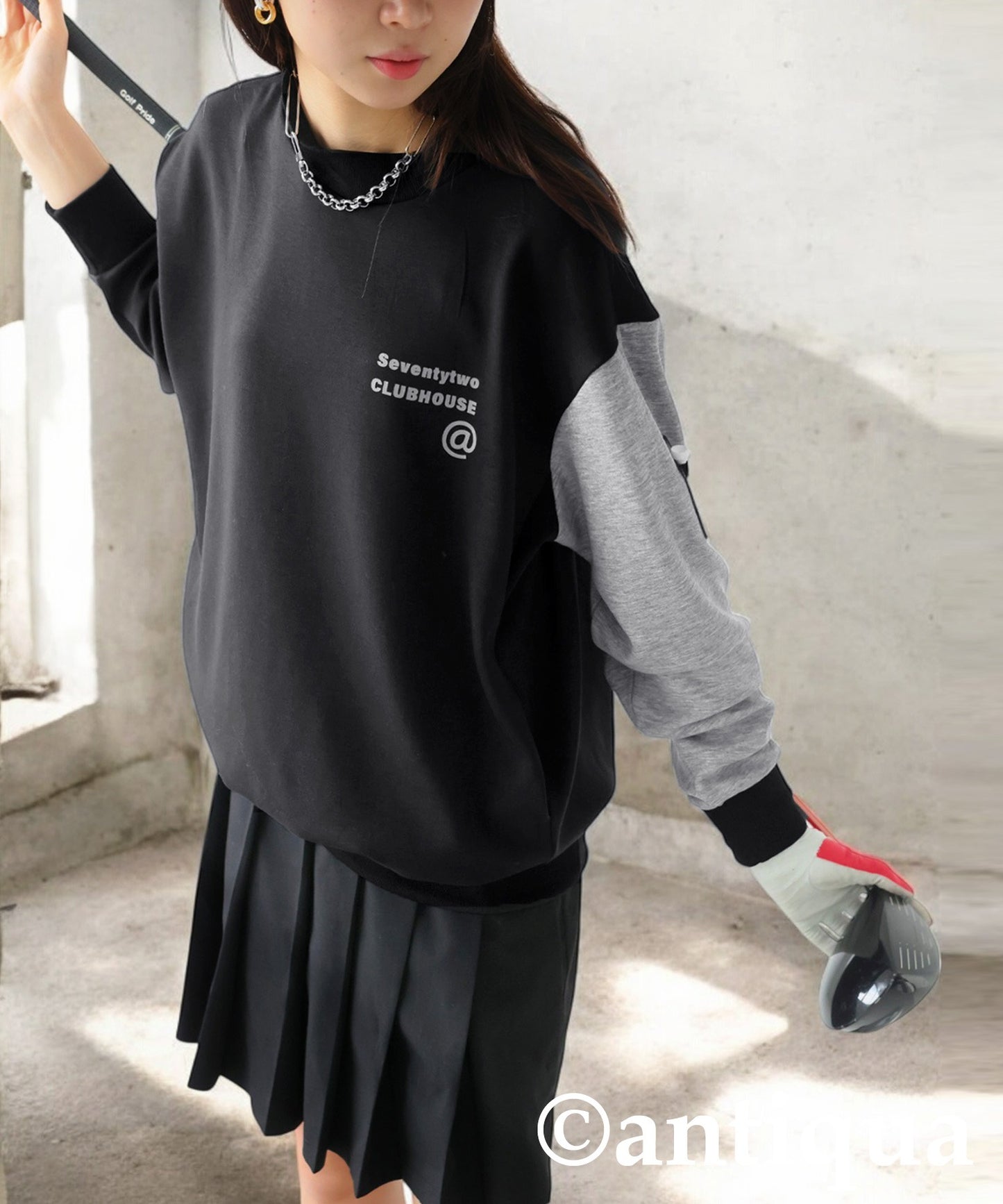 ANTIQUA GOLF×STCH Ponte Tops Ladies