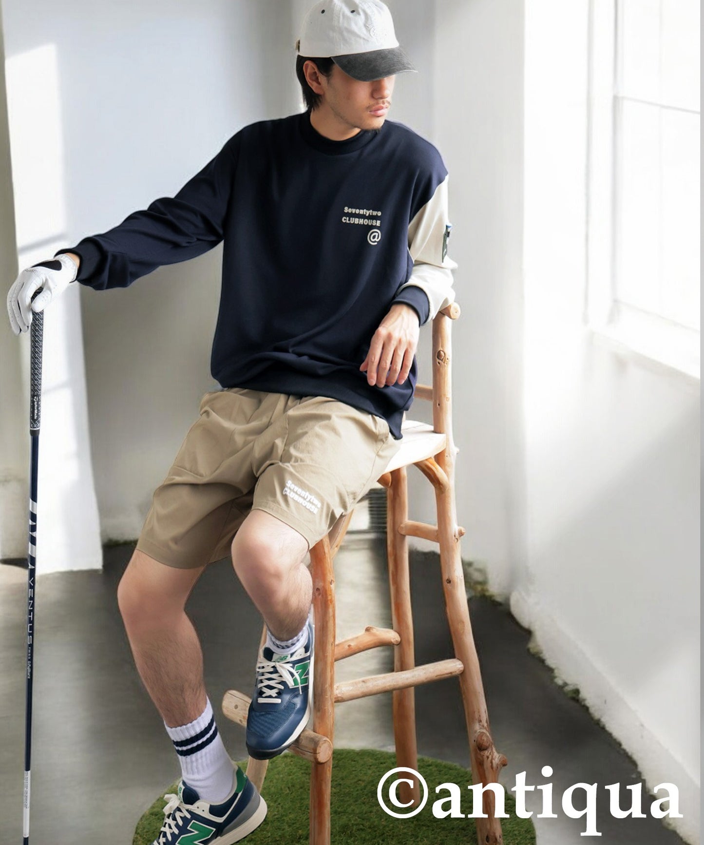 ANTIQUA GOLF×STCH Punch Tops Men's