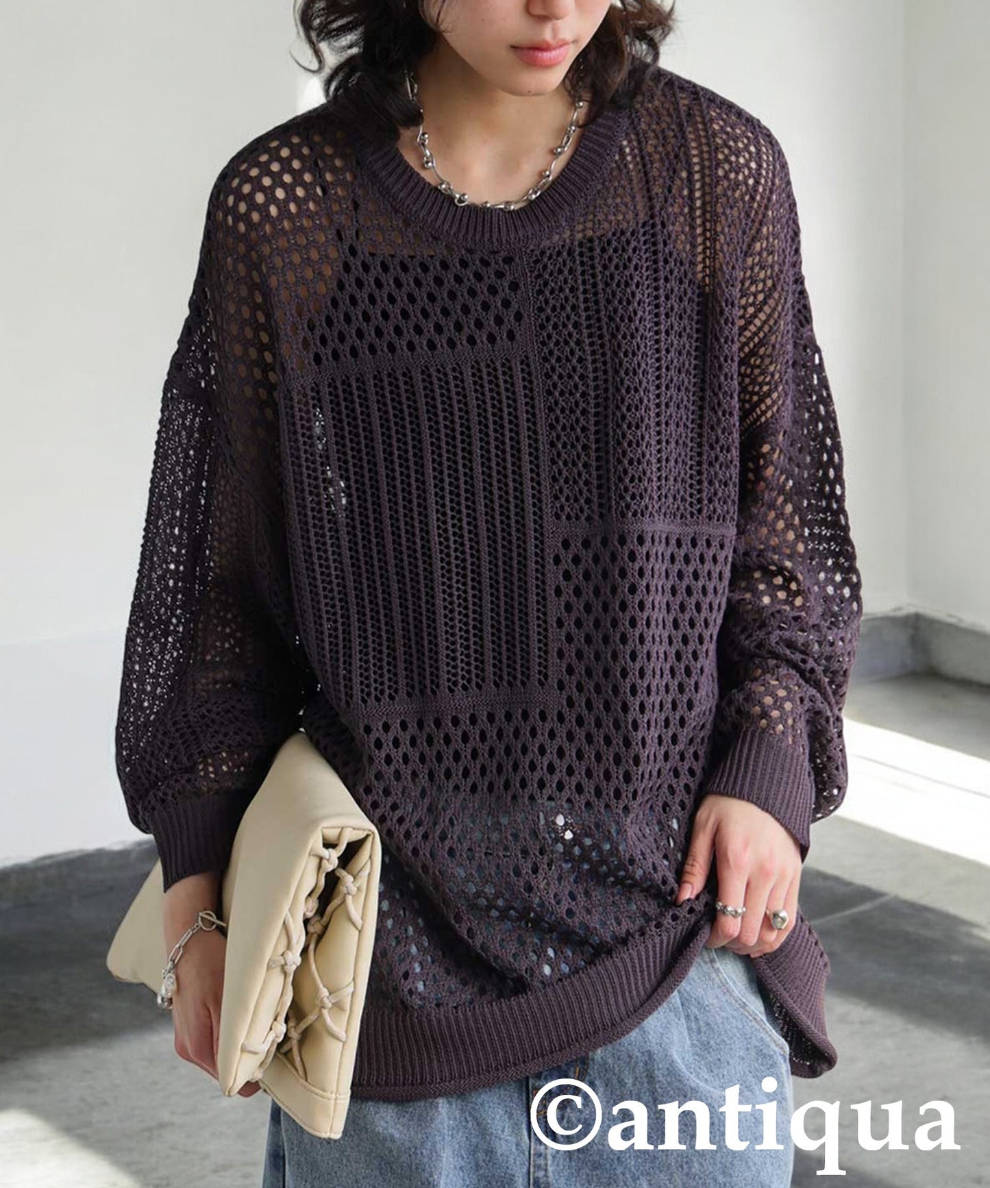 Openwork Summer Knit Ladies