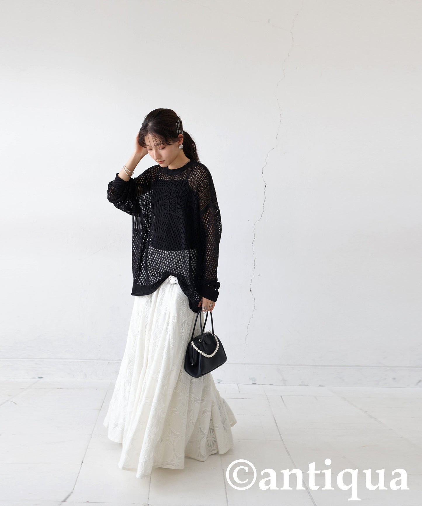 Openwork Summer Knit Ladies