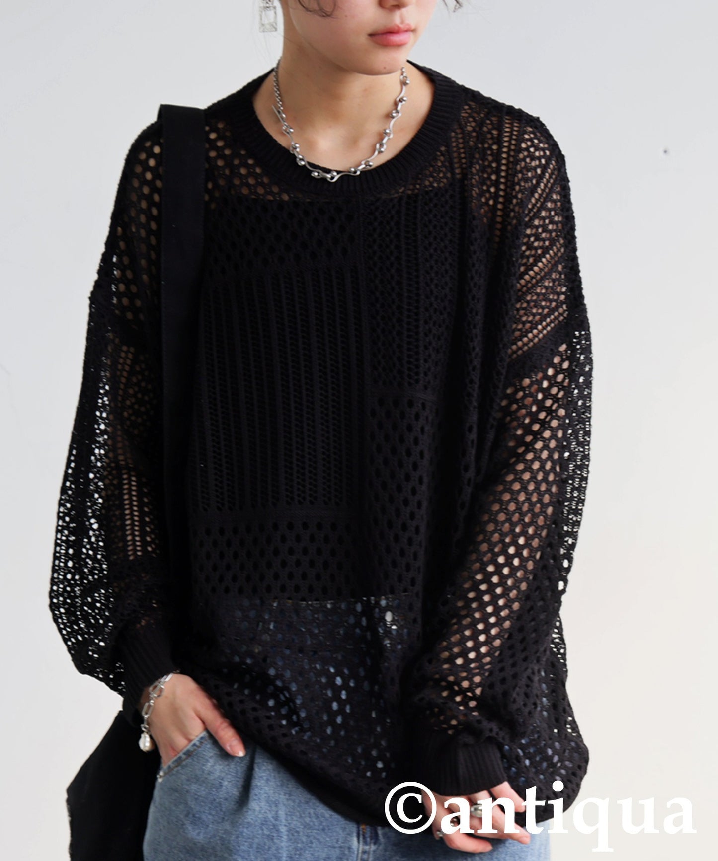 Openwork Summer Knit Ladies