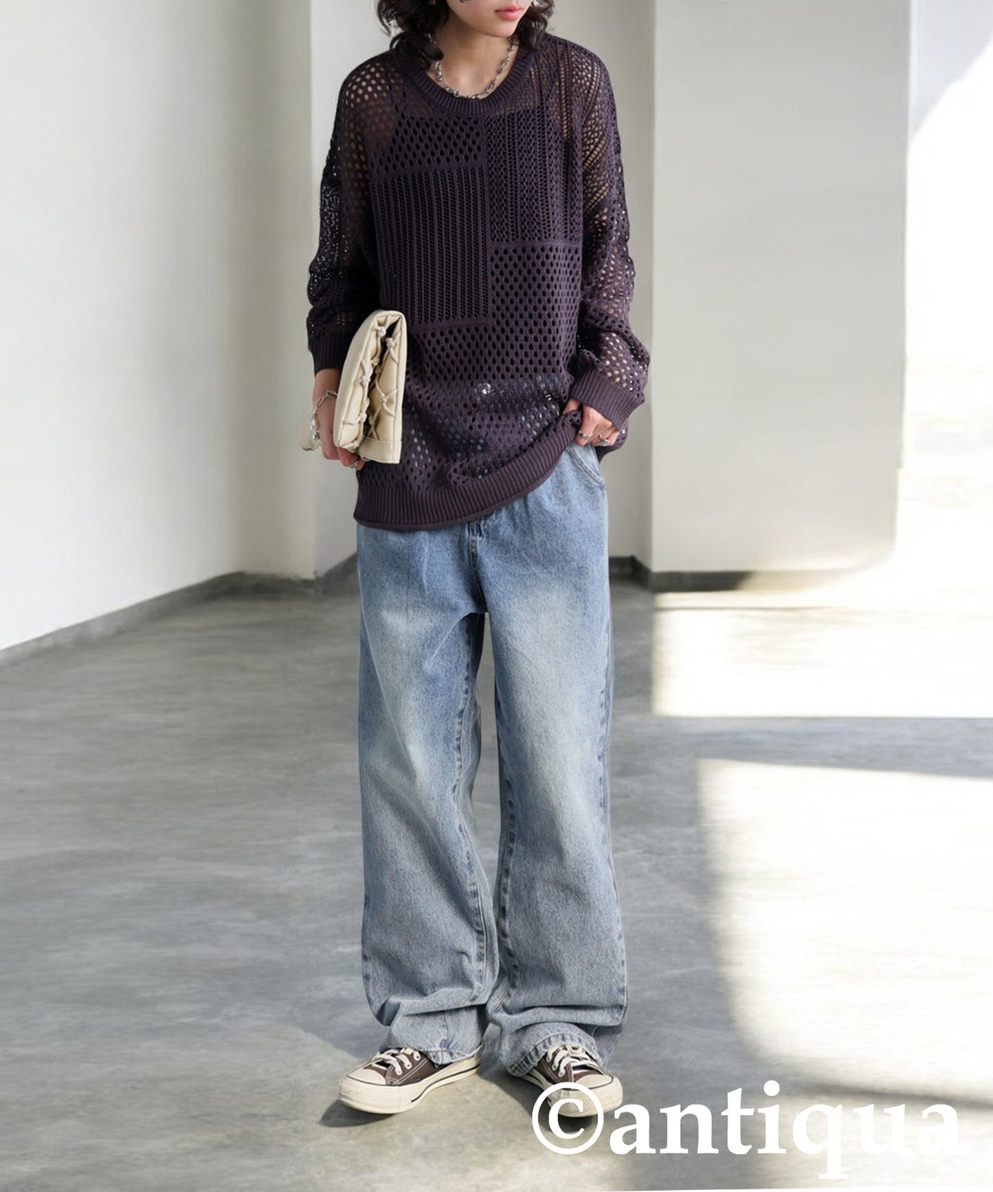 Openwork Summer Knit Ladies