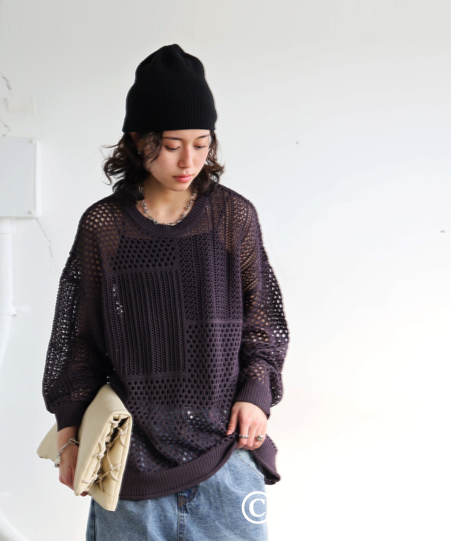 Openwork Summer Knit Ladies