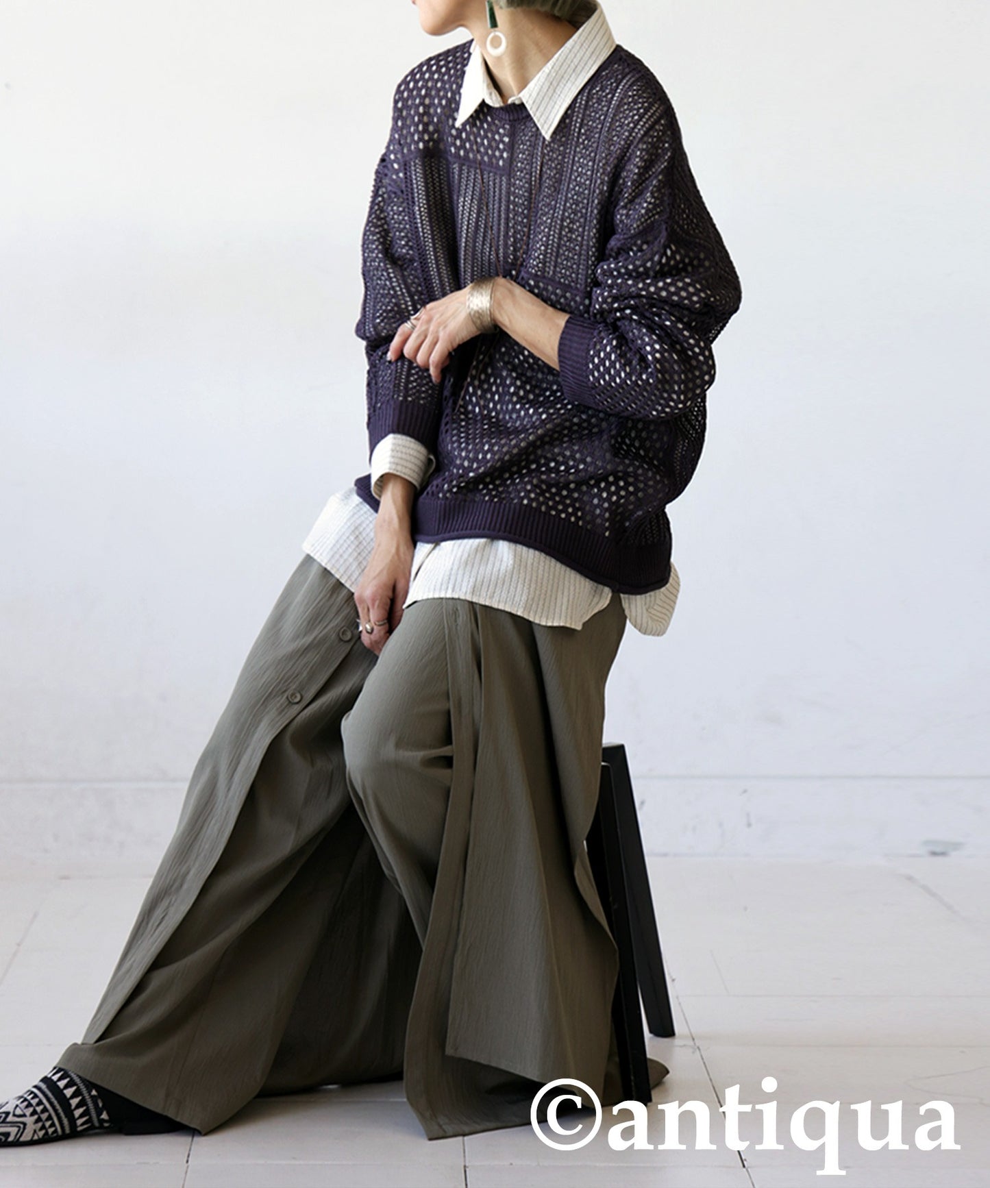 Openwork Summer Knit Ladies